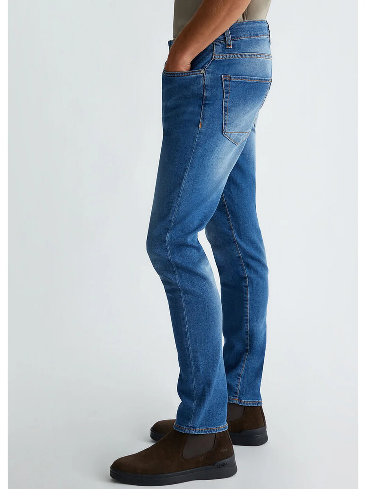 LIU JO UOMO Jeans Uomo QXX021D4971 77025 Blu - Image 3