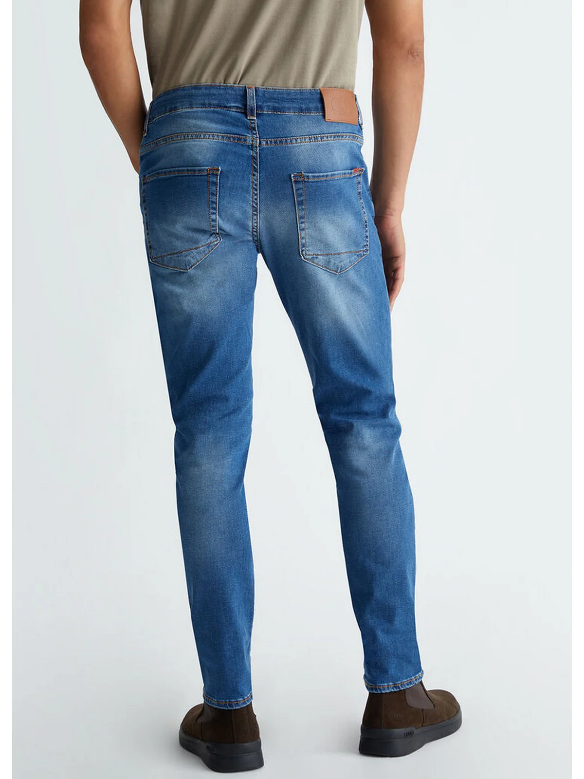 LIU JO UOMO Jeans Uomo QXX021D4971 77025 Blu - Image 4