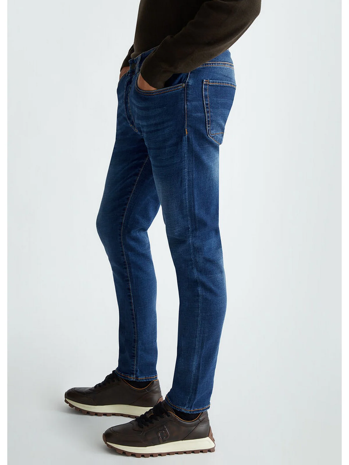 LIU JO UOMO Jeans Uomo  QXX022D4970 77018 Blu - Image 3