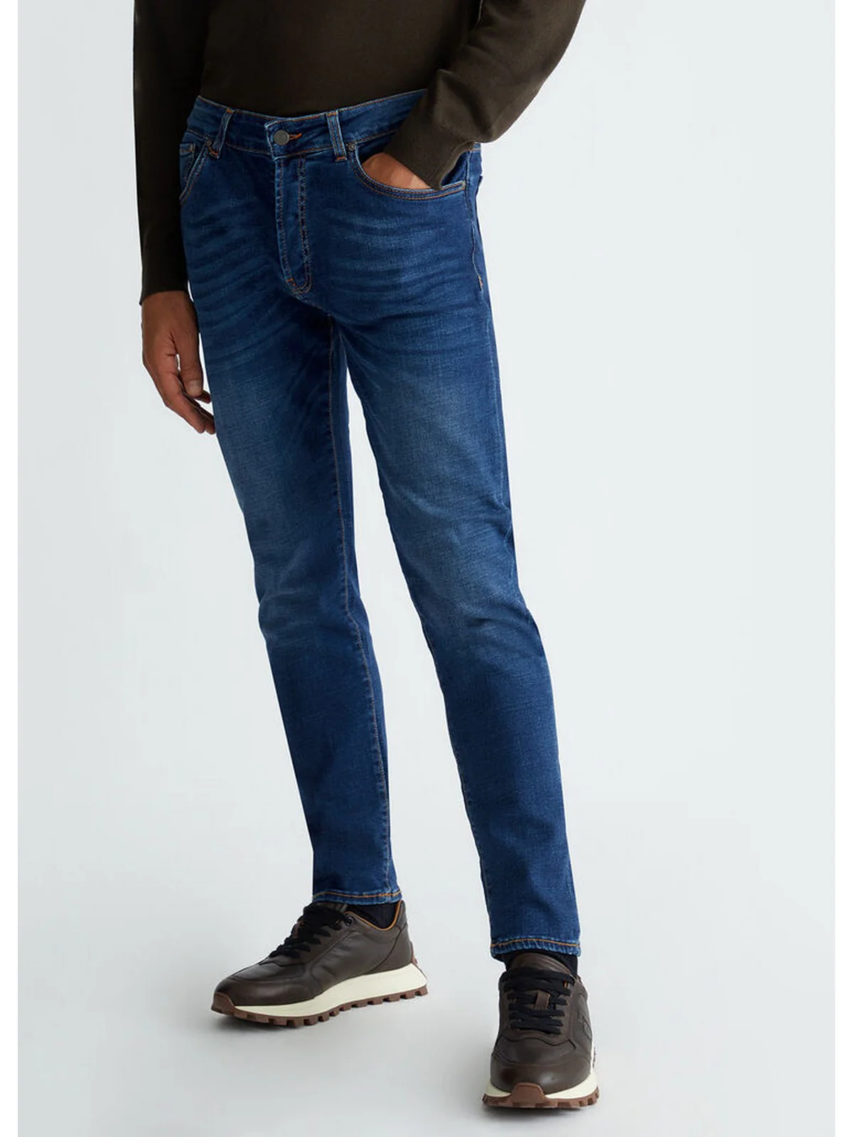 LIU JO UOMO Jeans Uomo  QXX022D4970 77018 Blu - Image 5