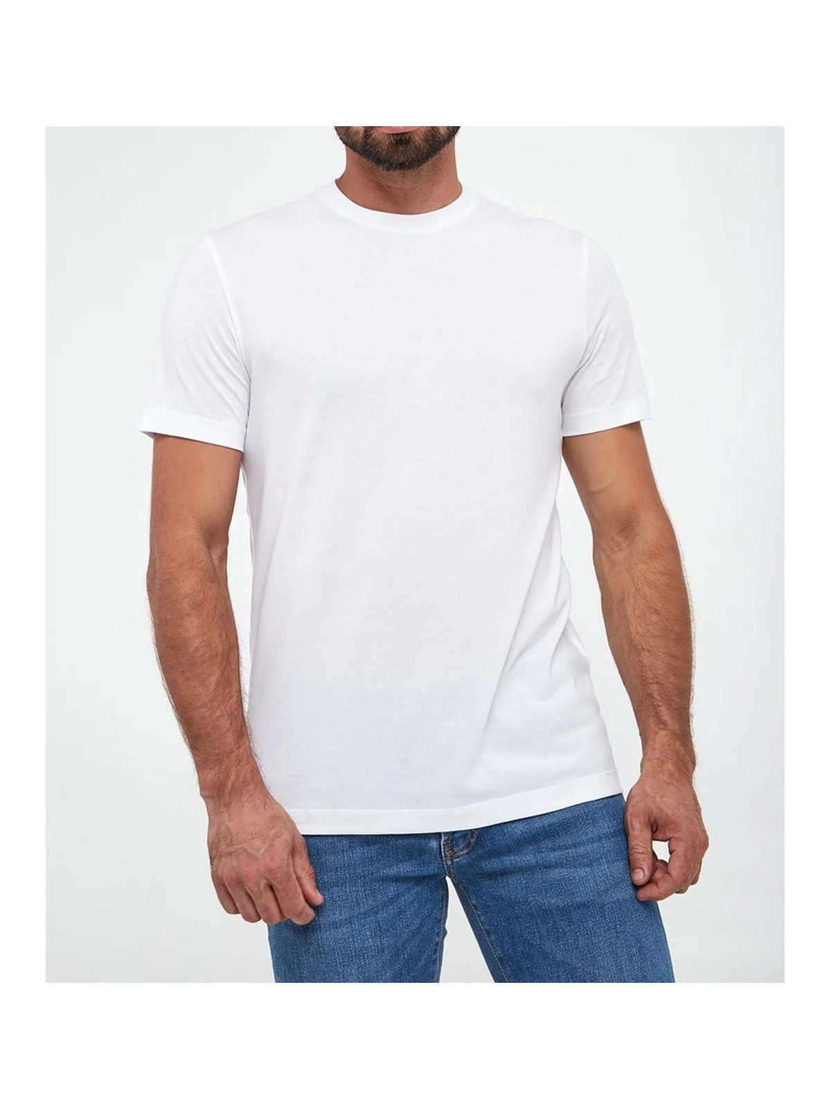 LIU JO UOMO T-Shirt e Polo Uomo  QF4299J4805 14800 Bianco - Image 2