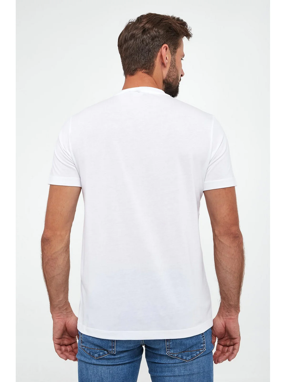 LIU JO UOMO T-Shirt e Polo Uomo  QF4299J4805 14800 Bianco - Image 3