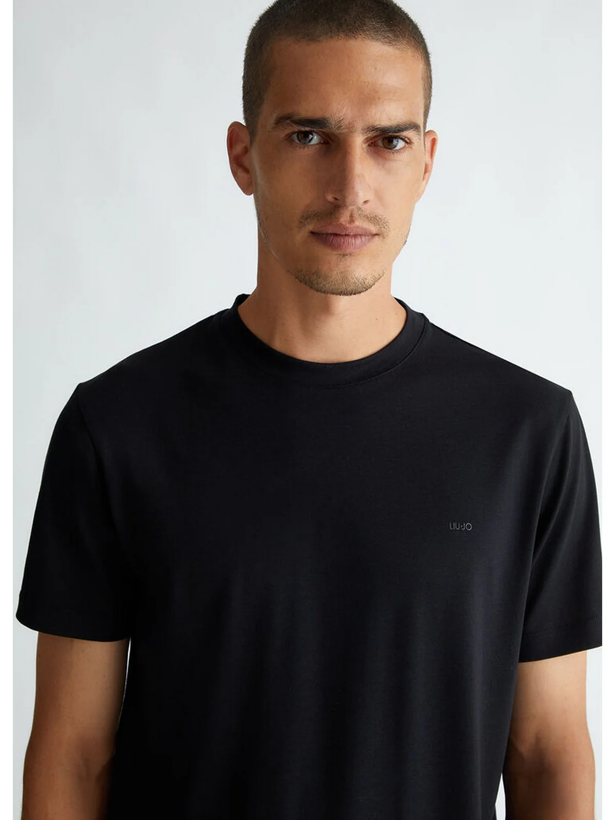 LIU JO UOMO T-Shirt e Polo Uomo  QF4299J4805 22222 Nero - Image 2