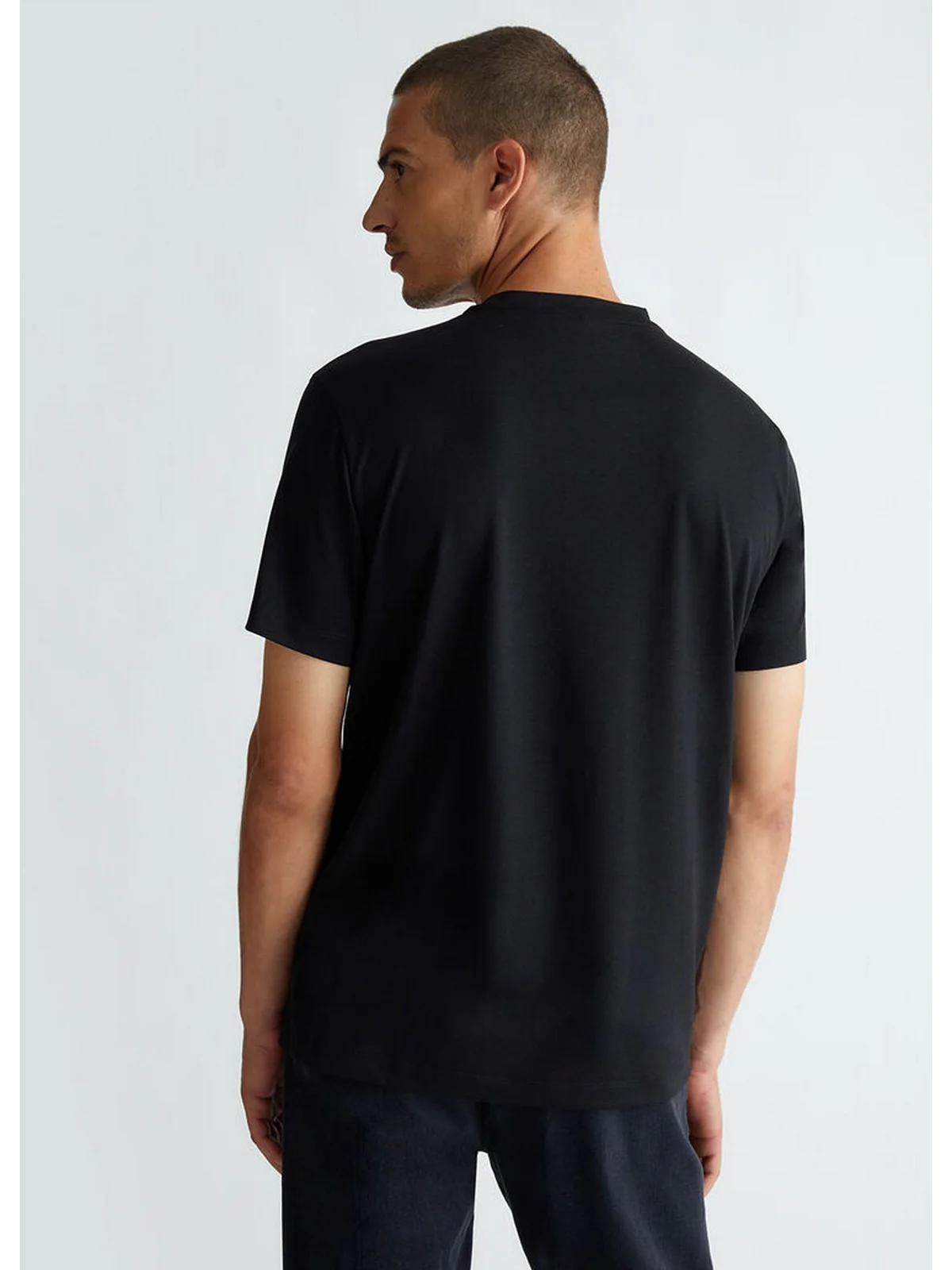LIU JO UOMO T-Shirt e Polo Uomo  QF4299J4805 22222 Nero - Image 3
