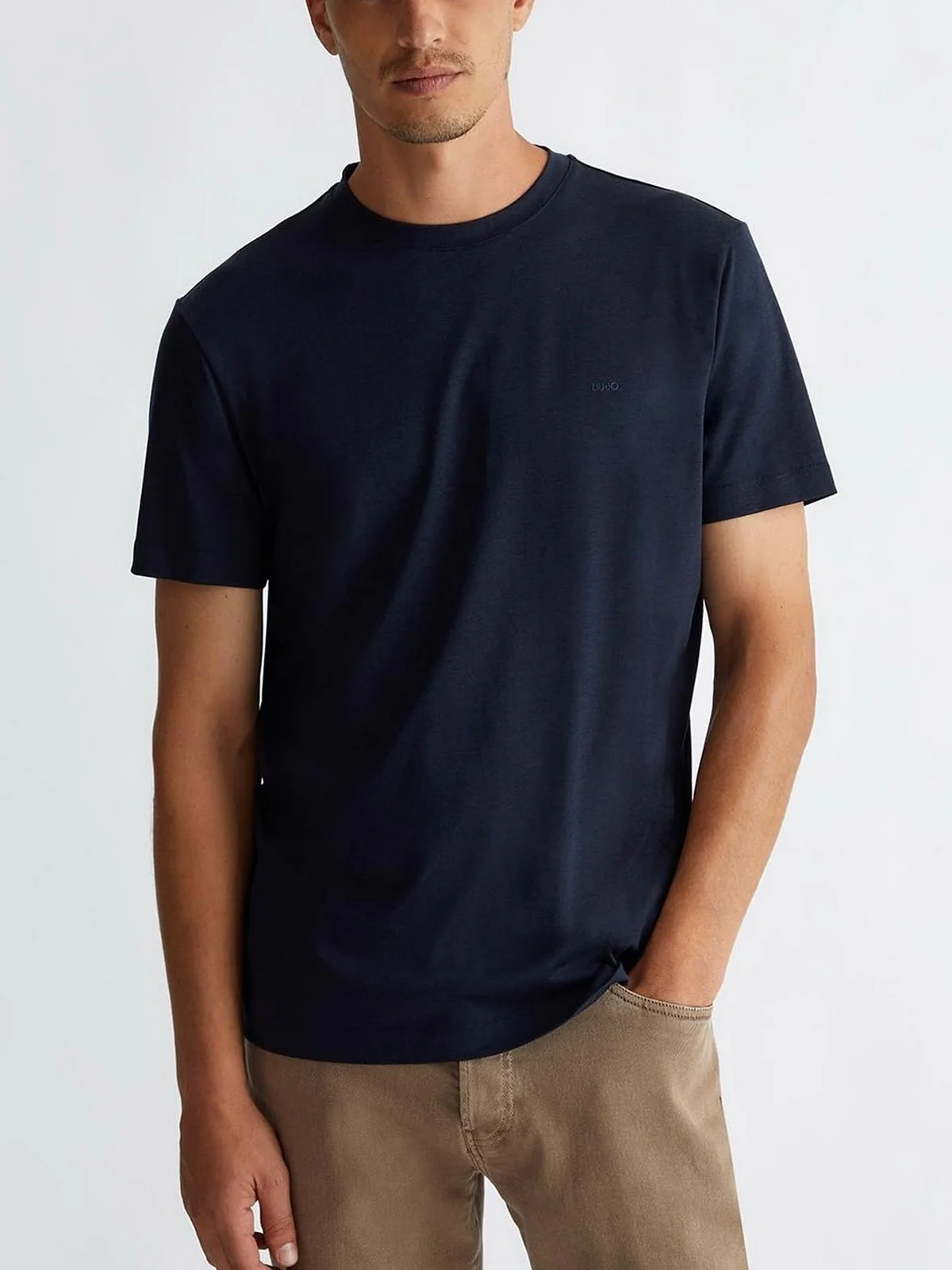 LIU JO UOMO T-Shirt e Polo Uomo  QF4299J4805 94013 Blu - Image 3