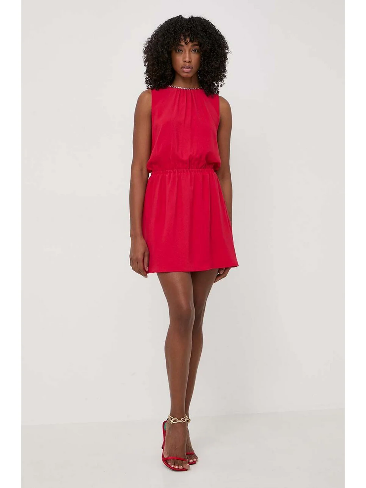 LIU JO WHITE Abito Donna MA4192T4434 81761 Rosso - Image 2