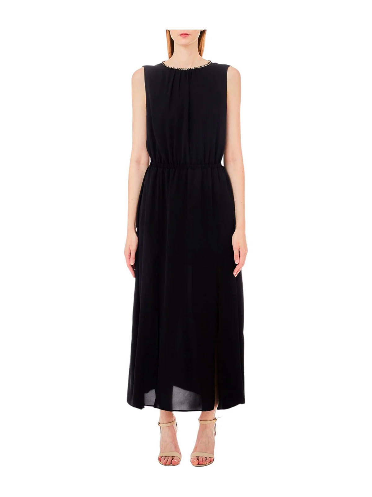 LIU JO WHITE Abito Donna  MA4193T4434 22222 Nero - Image 3