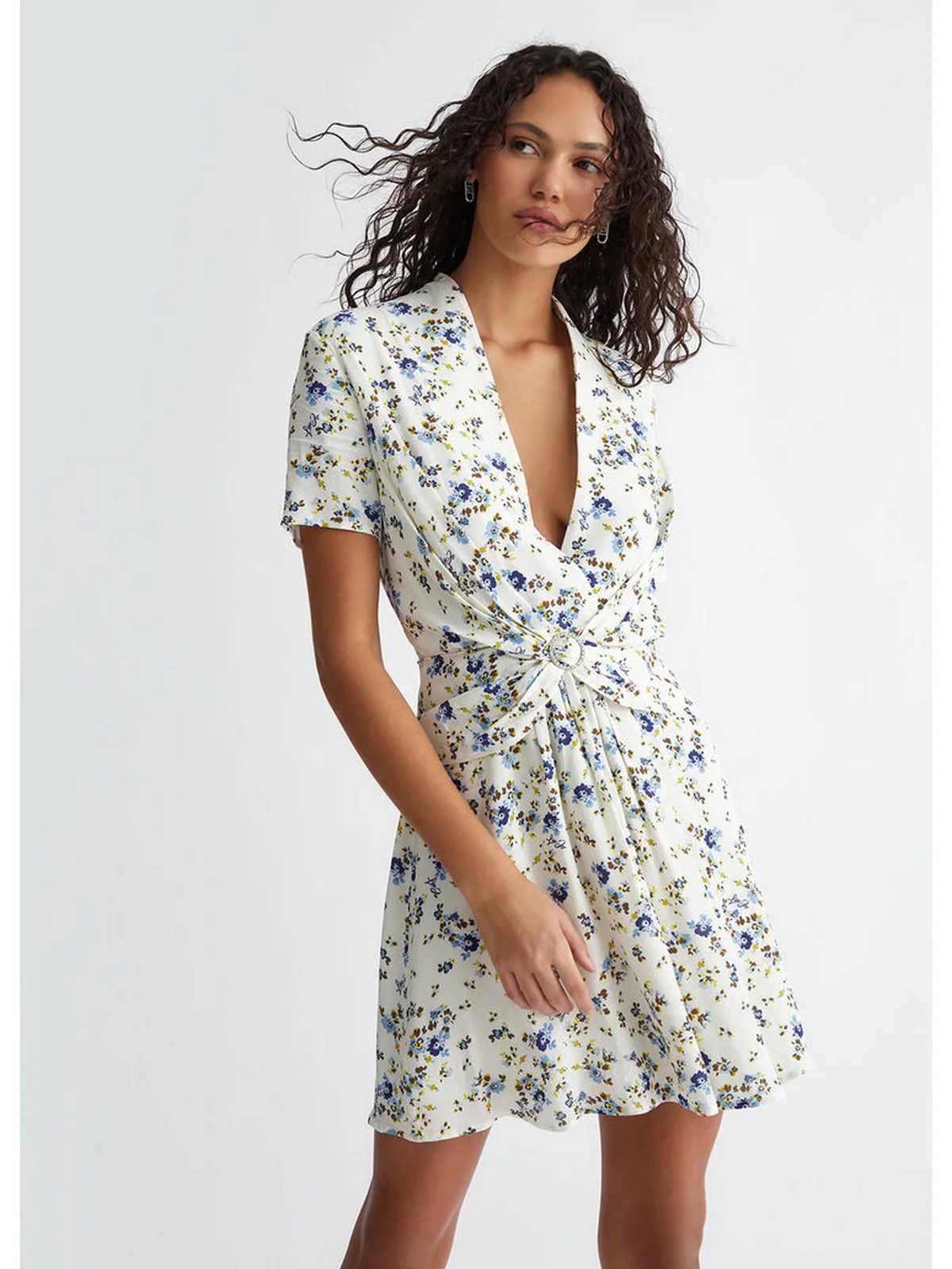 LIU JO WHITE Abito Donna  MA4367T3617 N9361 Multicolore - Image 4