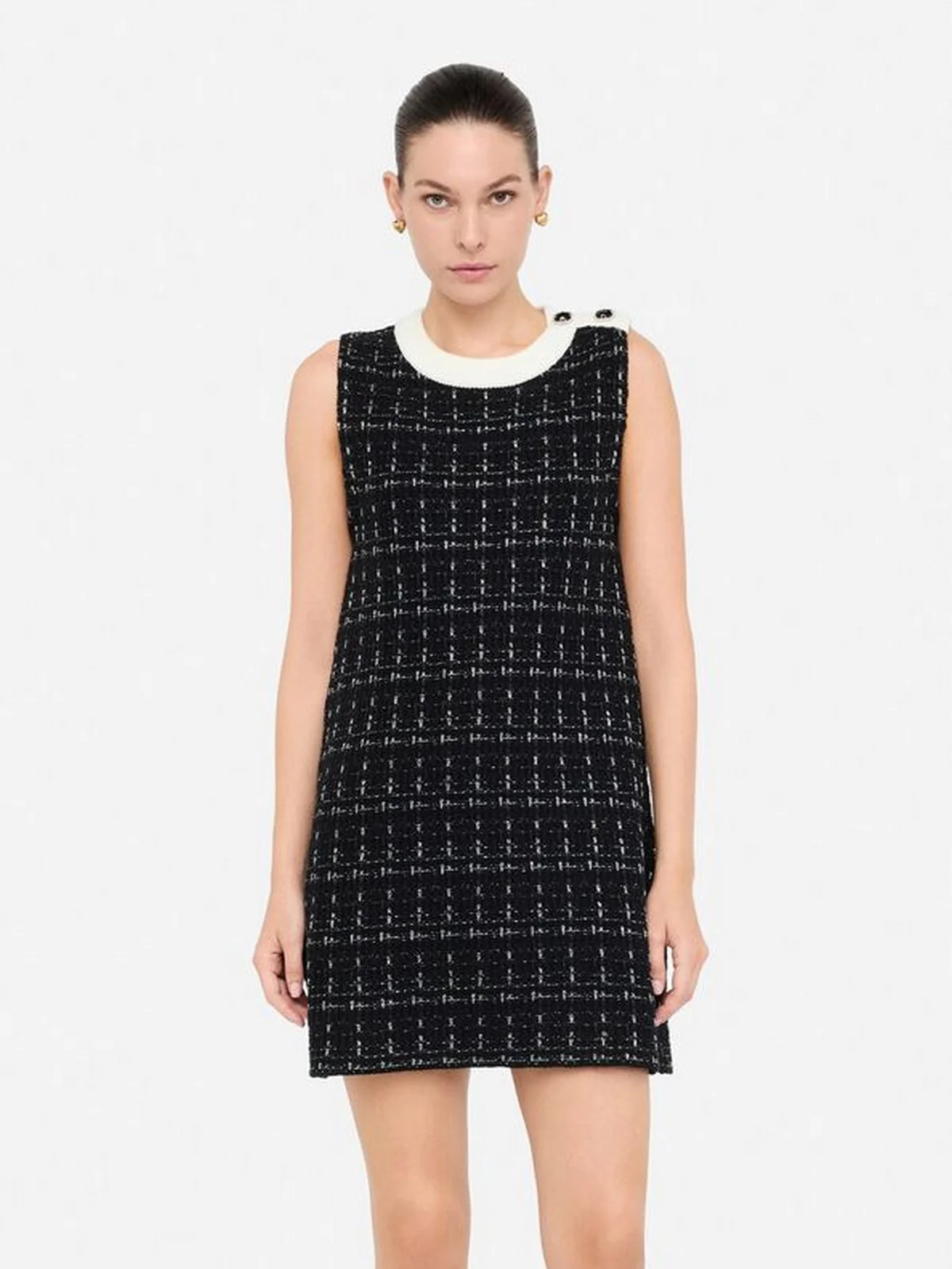 LIU JO WHITE Abito Donna  MF5057MA25R P9017 Black metal fantasy - Image 6