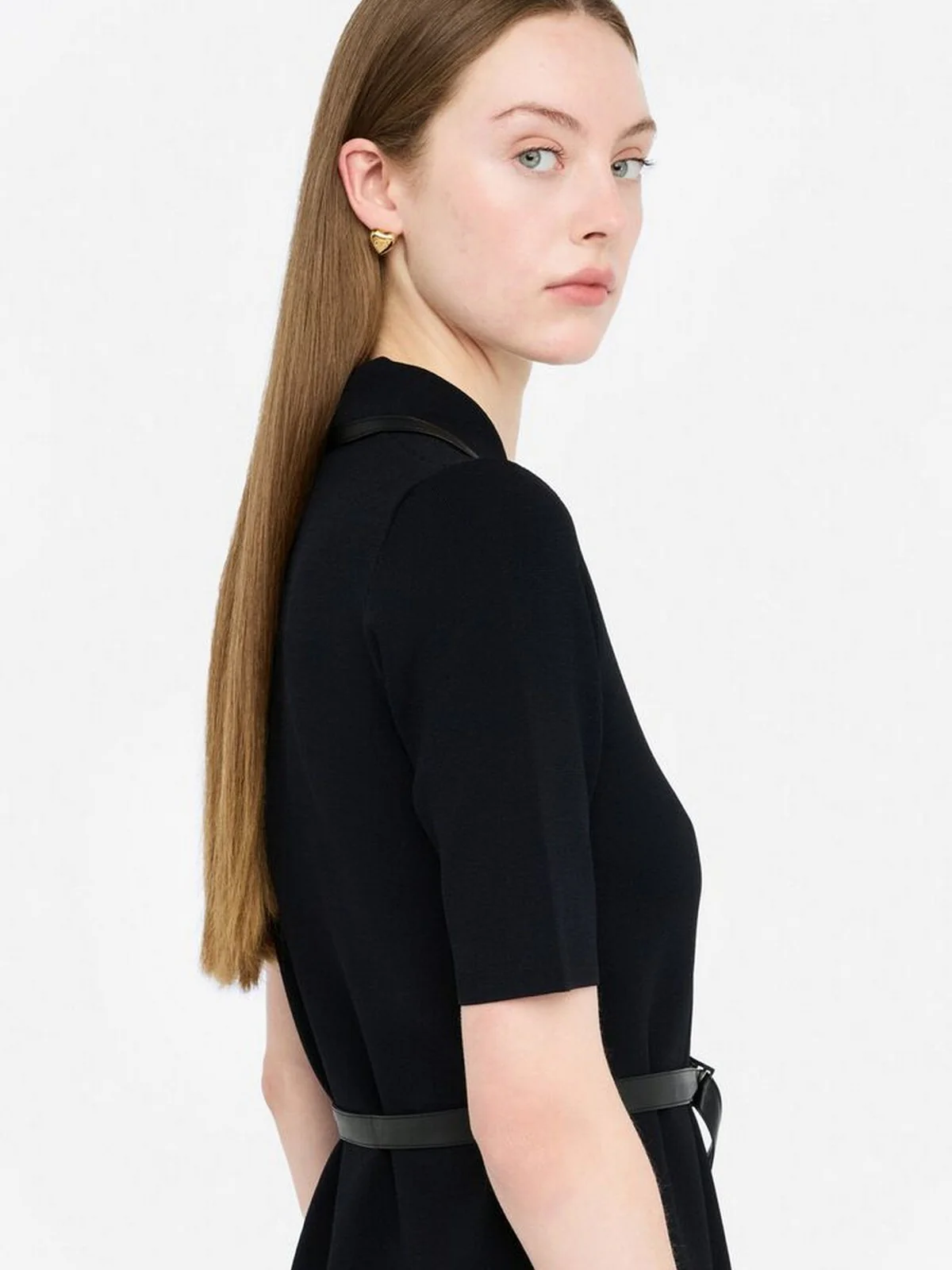 LIU JO WHITE Abito Donna  MF5133MS55N 22222 Nero - Image 2