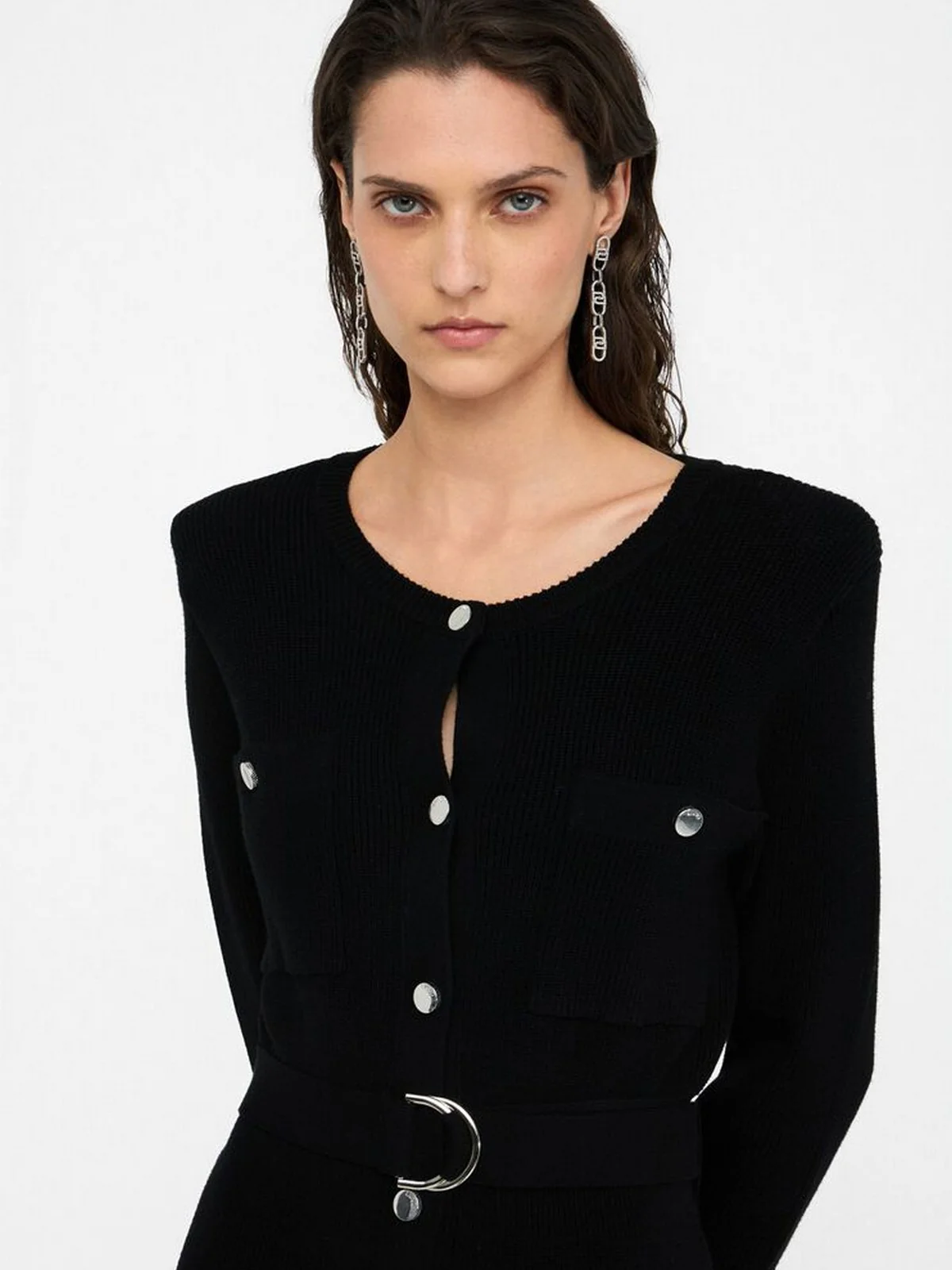 LIU JO WHITE Abito Donna  MF5371MS99E 22222 Nero - Image 2