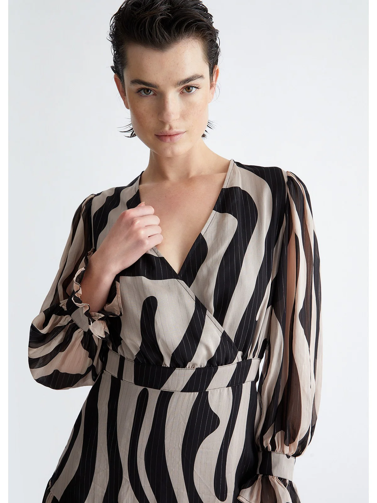 LIU JO WHITE Abito Donna  WA4093T3765 Q9973 Rosa - Image 4