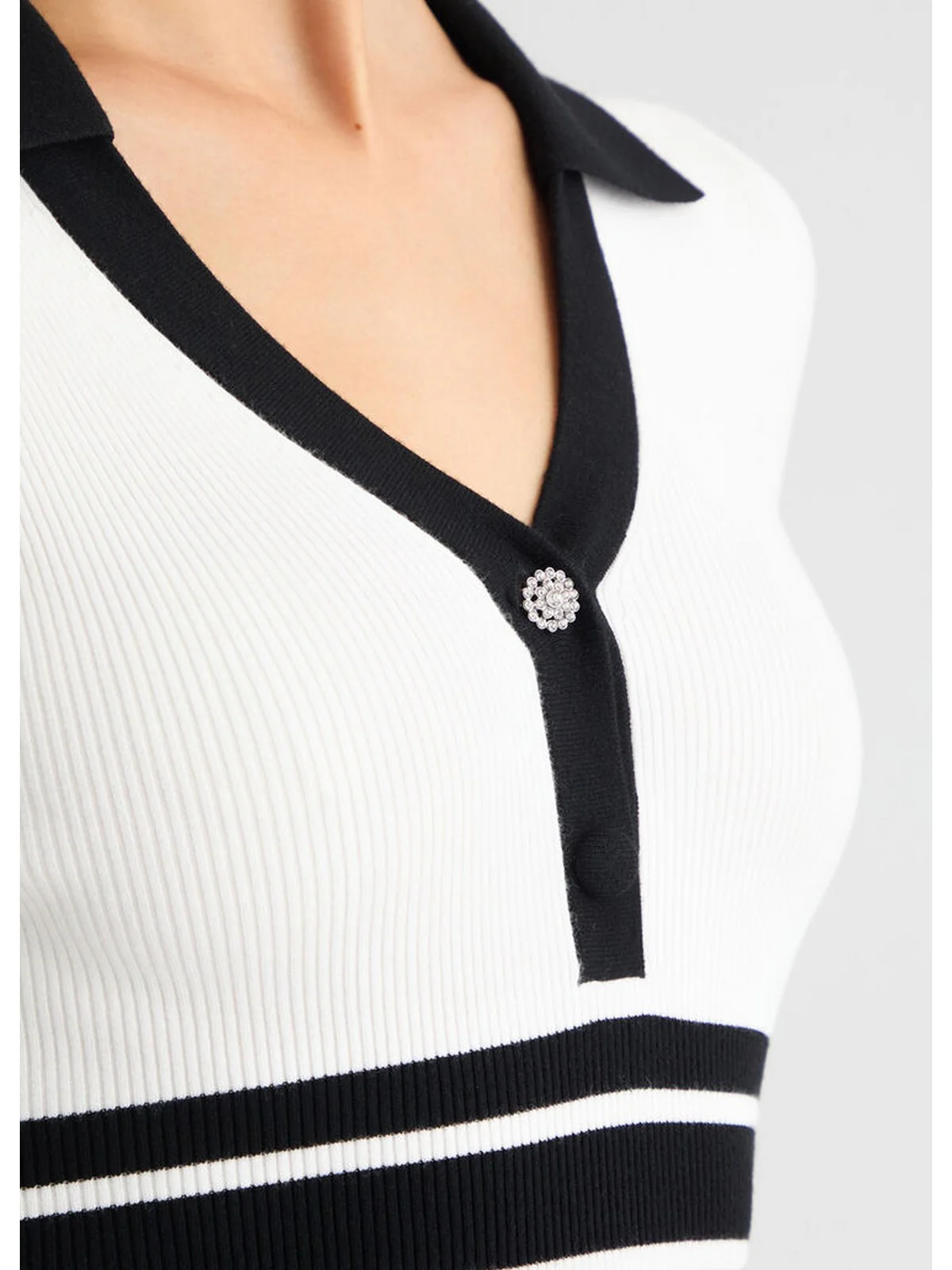 LIU JO WHITE Abito Donna  WA5311MS99E 03Q45 Bianco - Image 3