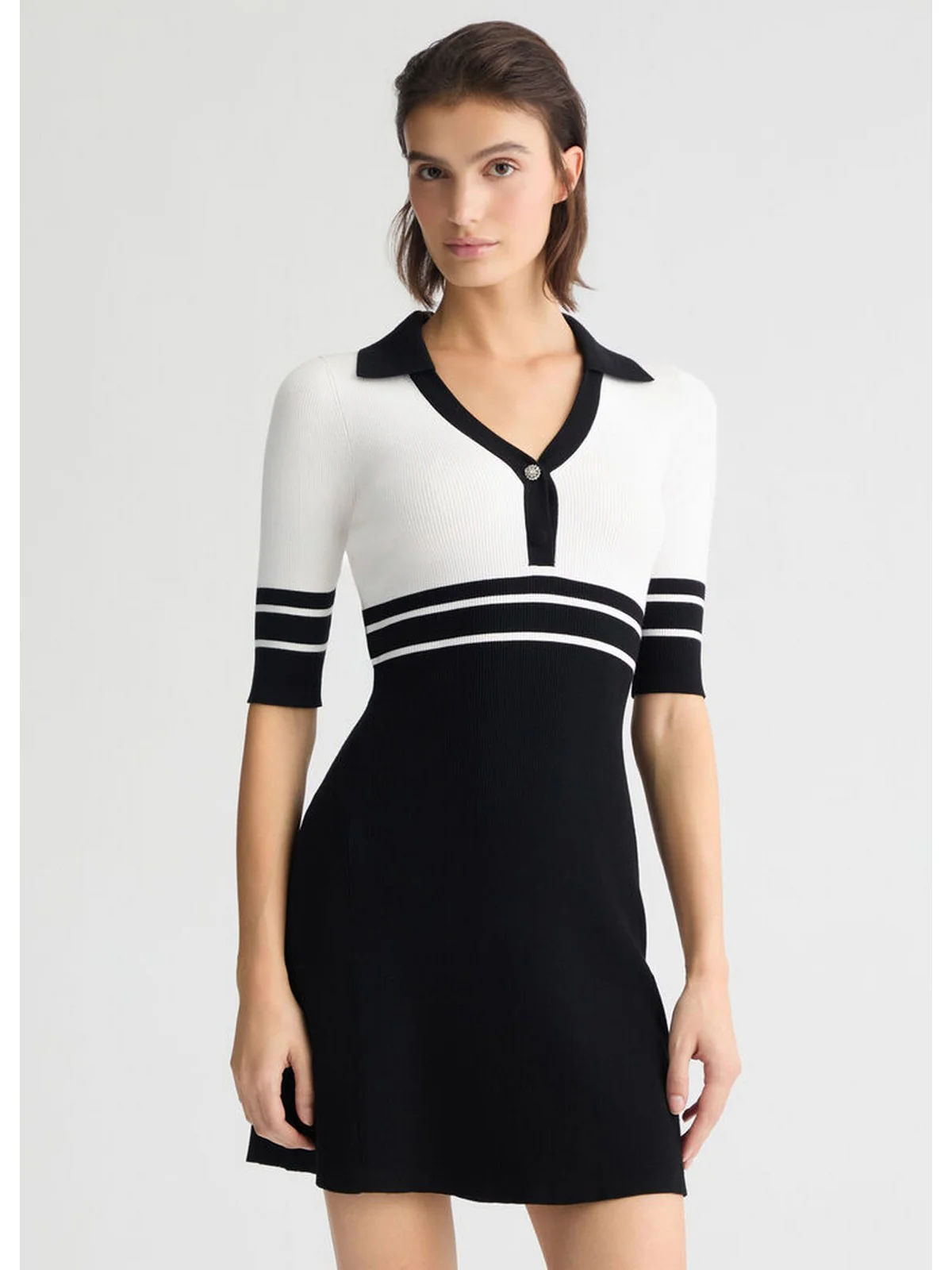LIU JO WHITE Abito Donna  WA5311MS99E 03Q45 Bianco - Image 5