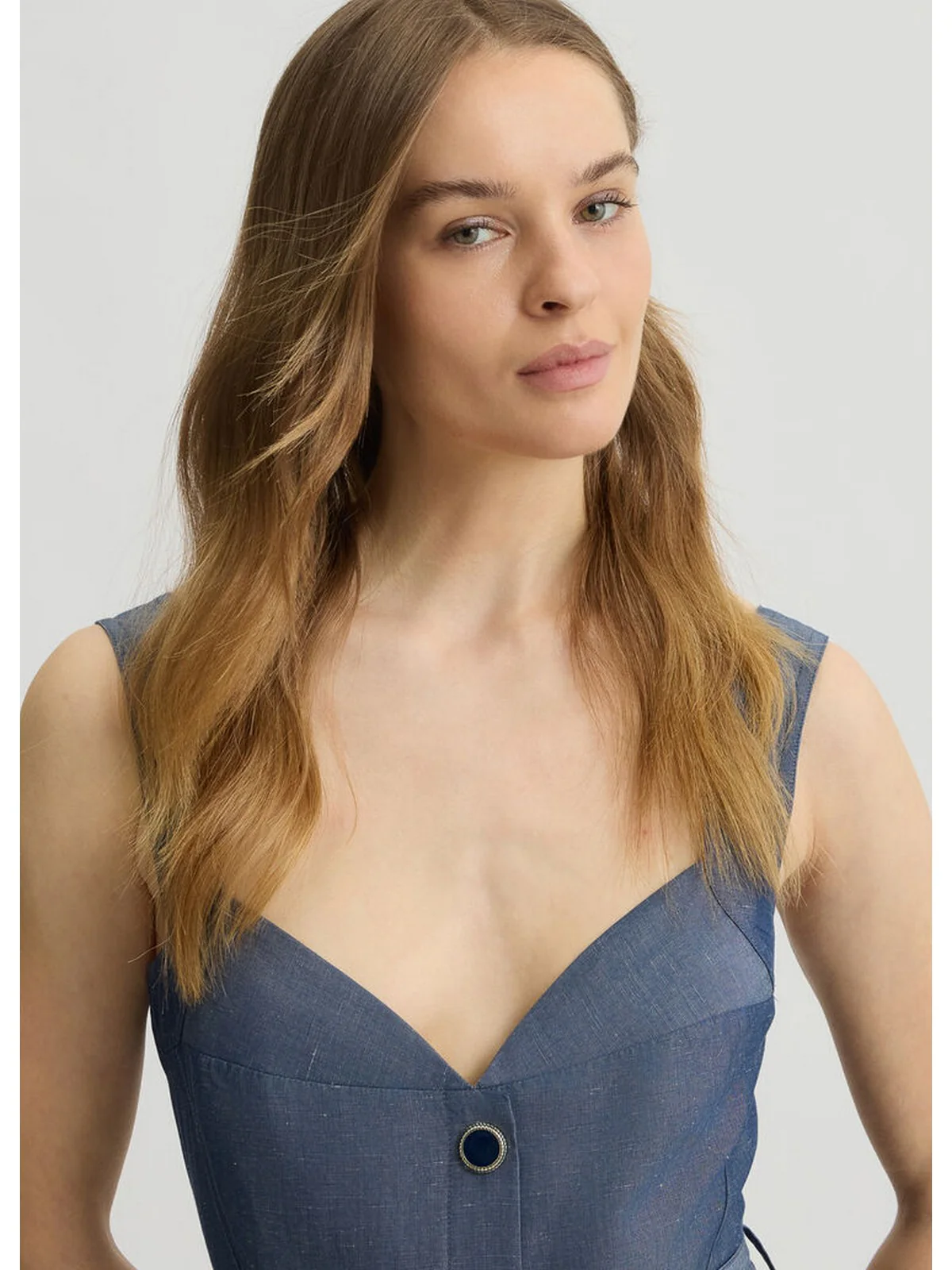 LIU JO WHITE Abito Donna  WA5312T4818 09481 Blu - Image 2