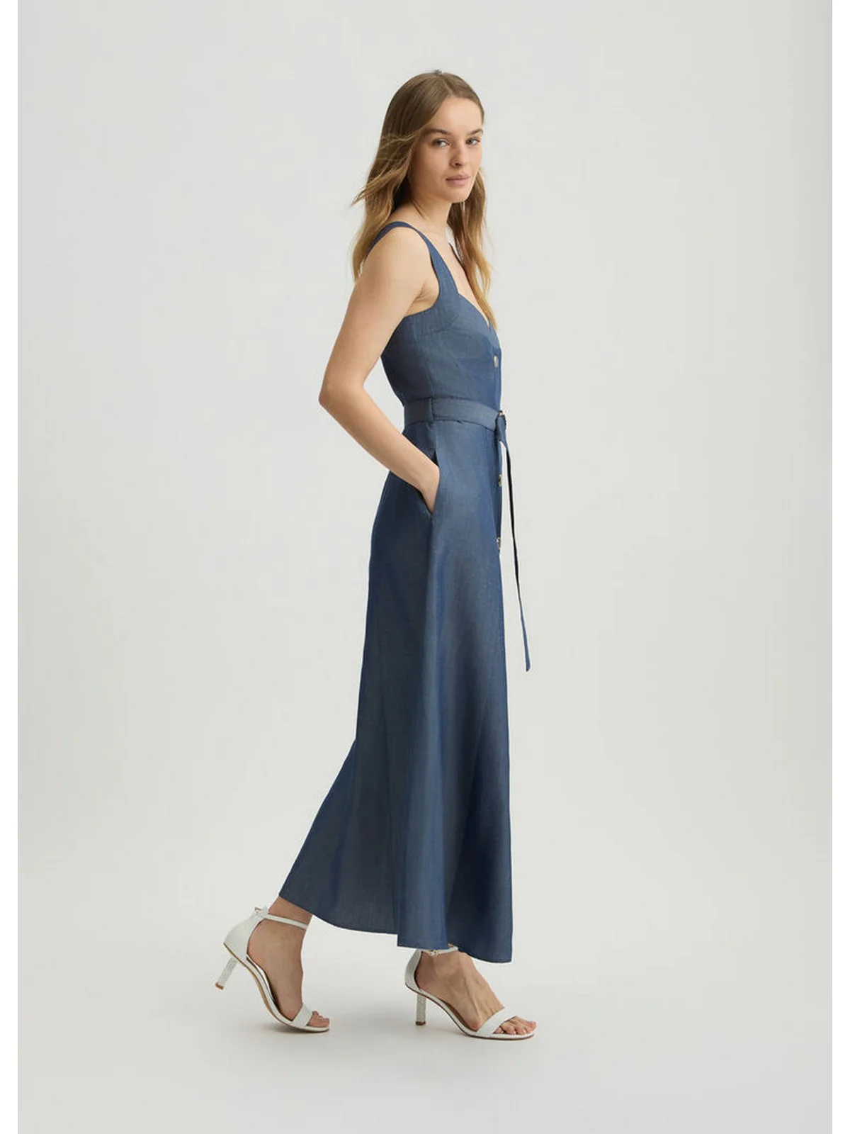 LIU JO WHITE Abito Donna  WA5312T4818 09481 Blu - Image 4