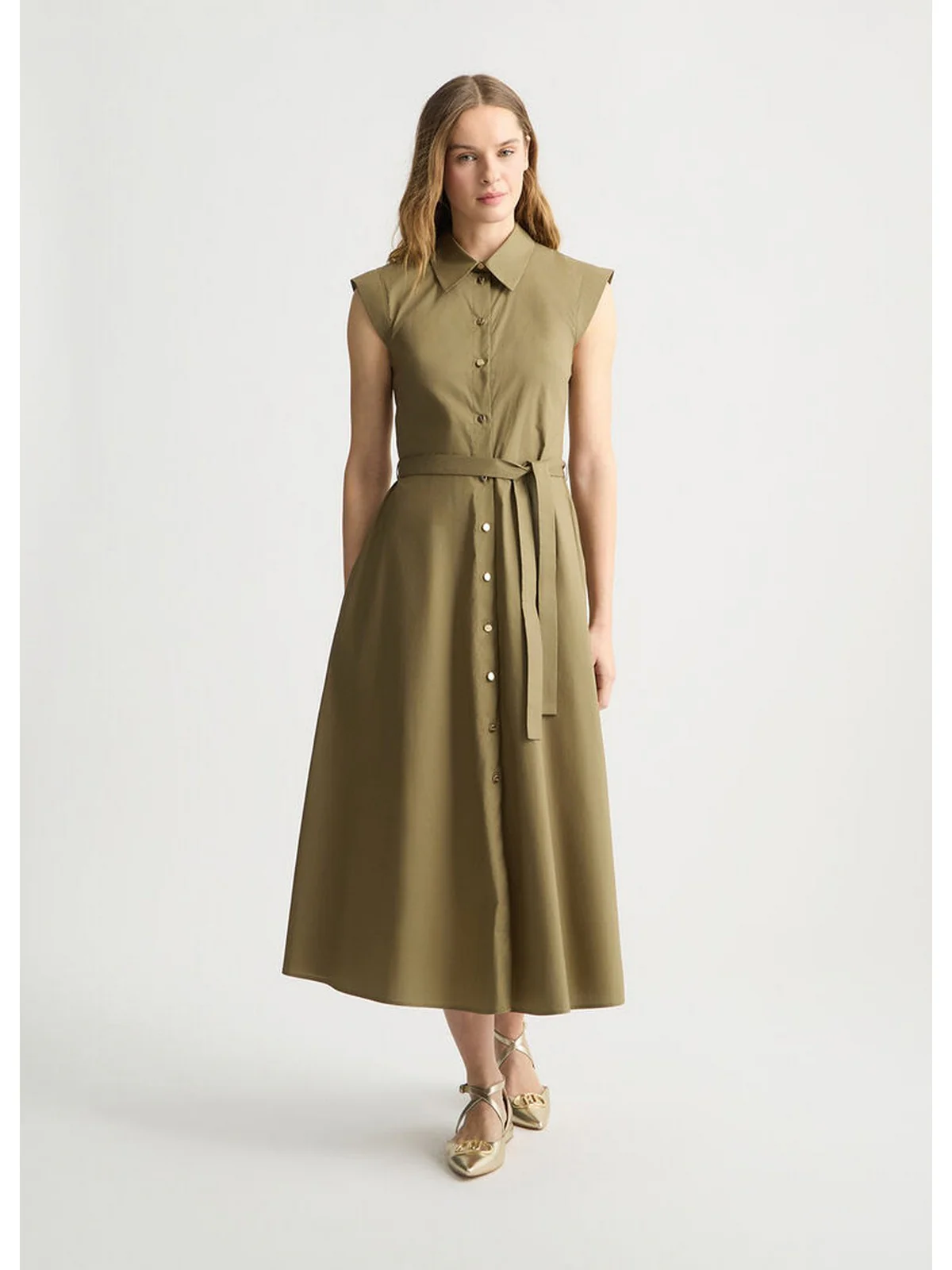 LIU JO WHITE Abito Donna  WA5357T4853 X0680 Verde - Image 5