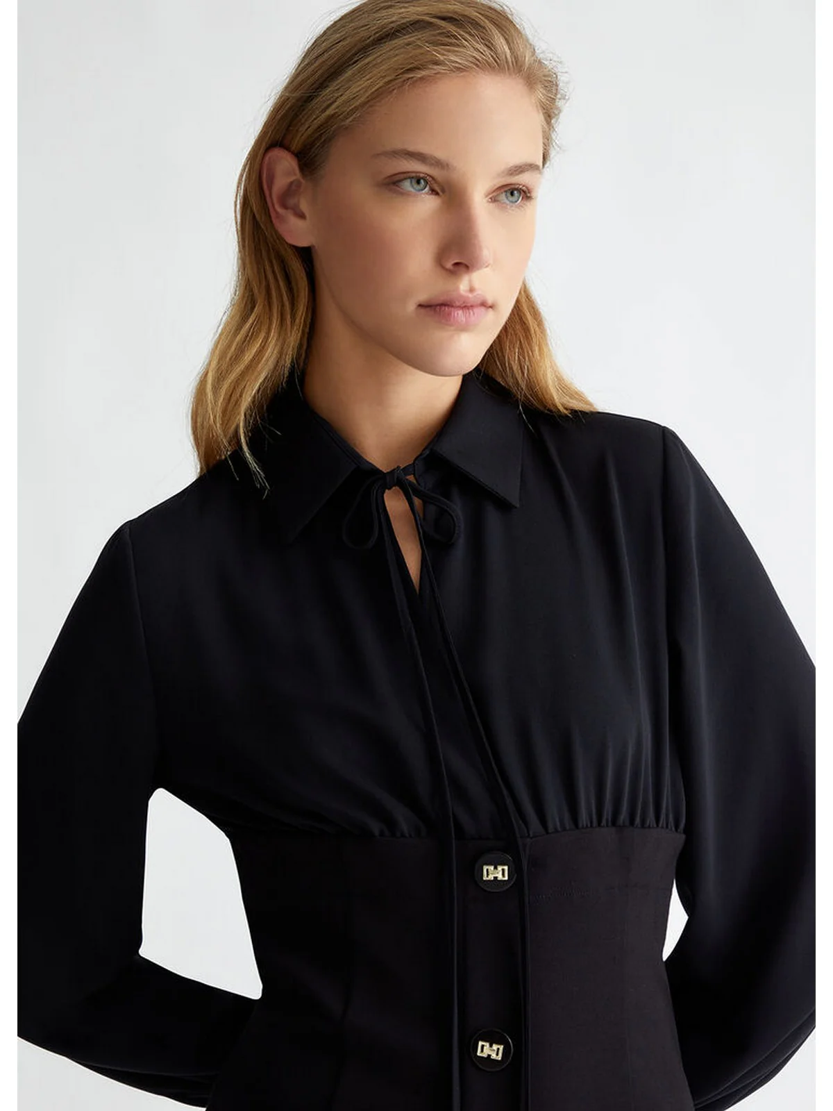 LIU JO WHITE Abito Donna  WF4384J9189 22222 Nero - Image 2