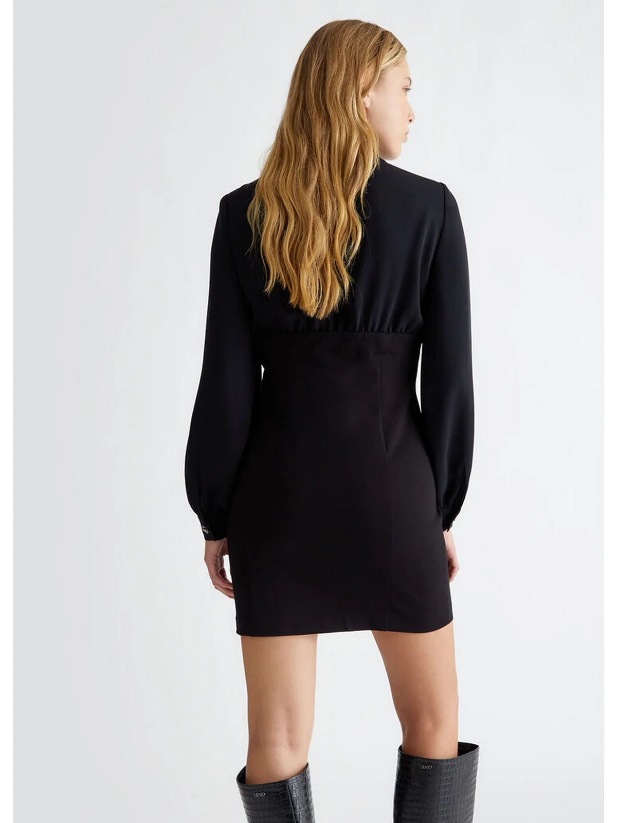 LIU JO WHITE Abito Donna  WF4384J9189 22222 Nero - Image 4