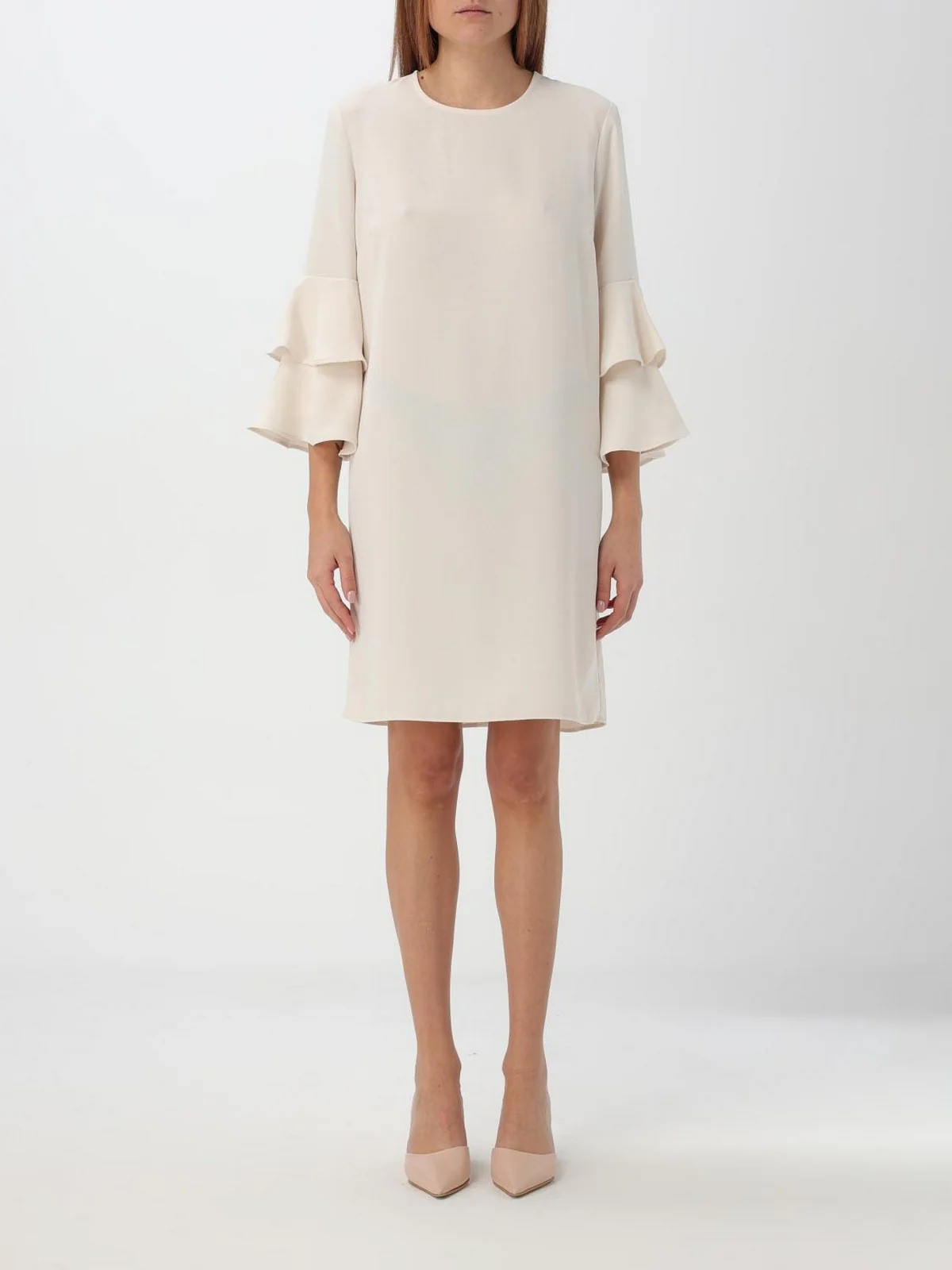 LIU JO WHITE Abito Donna  WF4567T0347 20304 Beige - Image 3