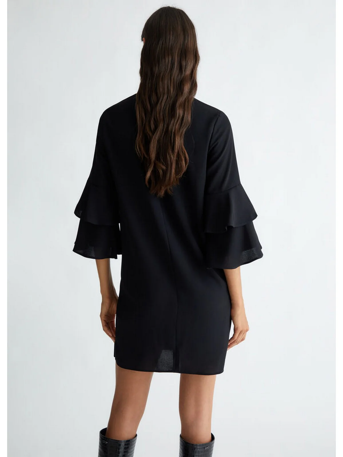 LIU JO WHITE Abito Donna  WF4567T0347 22222 Nero - Image 4