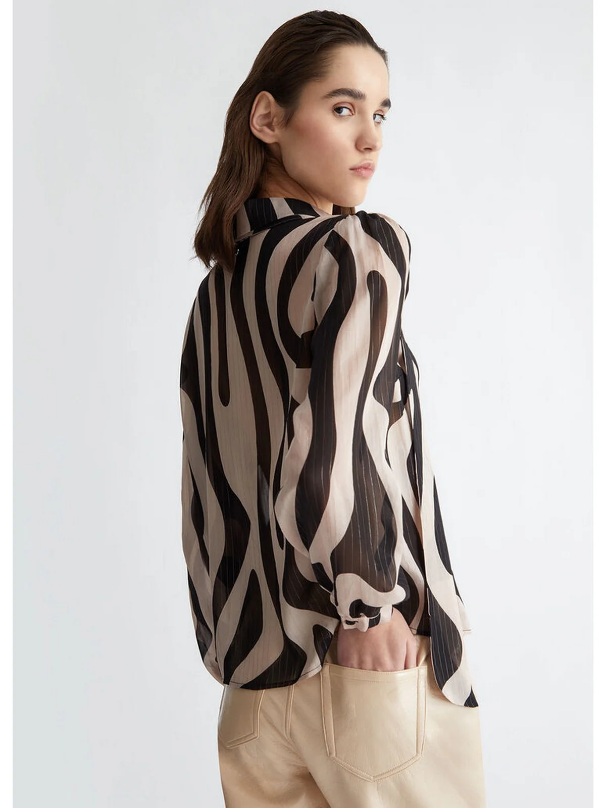 LIU JO WHITE Camicia Donna  WA4033T3765 Q9973 Rosa - Image 5
