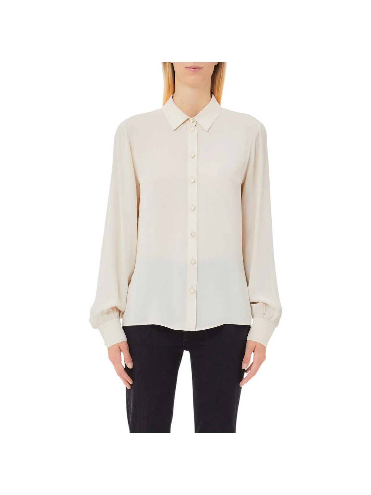 LIU JO WHITE Camicia Donna  WA5095T2578 20304 Beige - Image 2