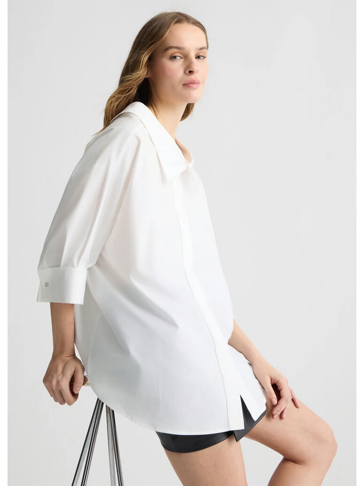 LIU JO WHITE Camicia Donna WA5243T4274 11111 BIANCO OTTICO - Image 3