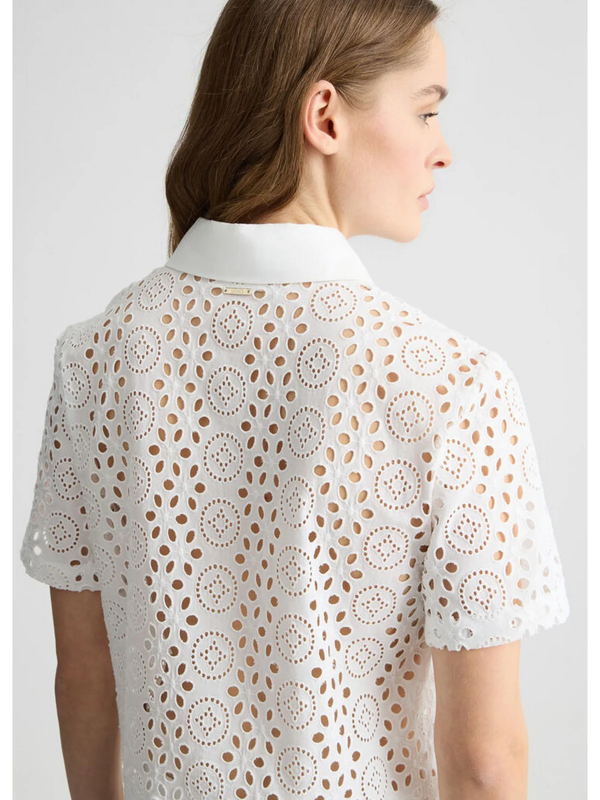 LIU JO WHITE Camicia Donna WA5283T2182 11111 Bianco - Image 3