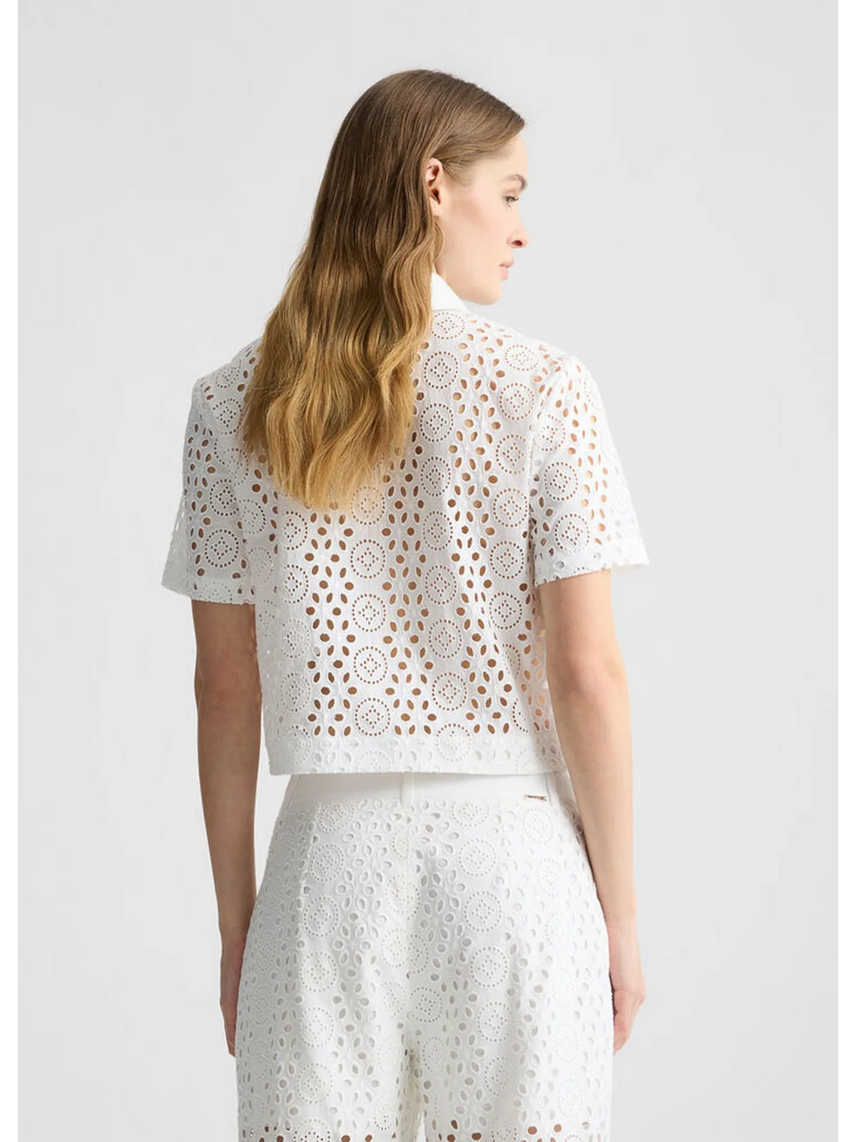 LIU JO WHITE Camicia Donna WA5283T2182 11111 Bianco - Image 5