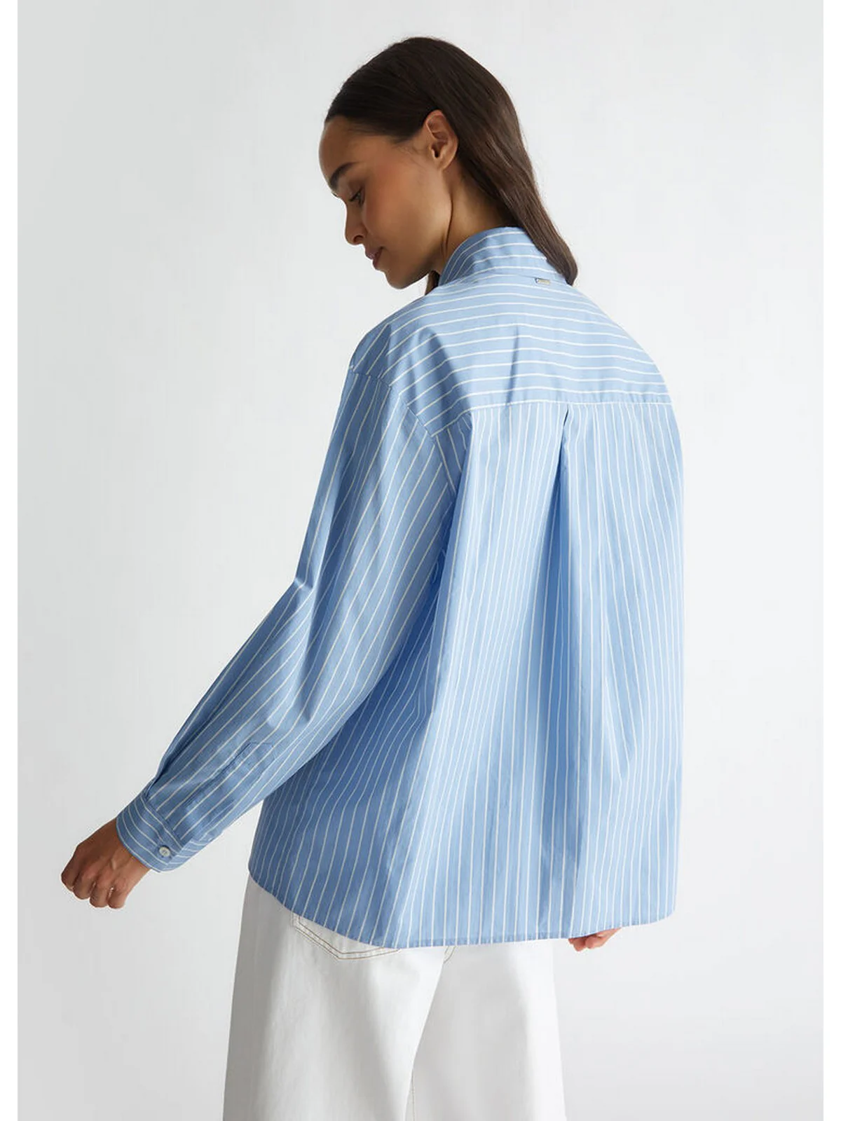 LIU JO WHITE Camicia Donna  WF4199T3904 N9996 Blu - Image 5