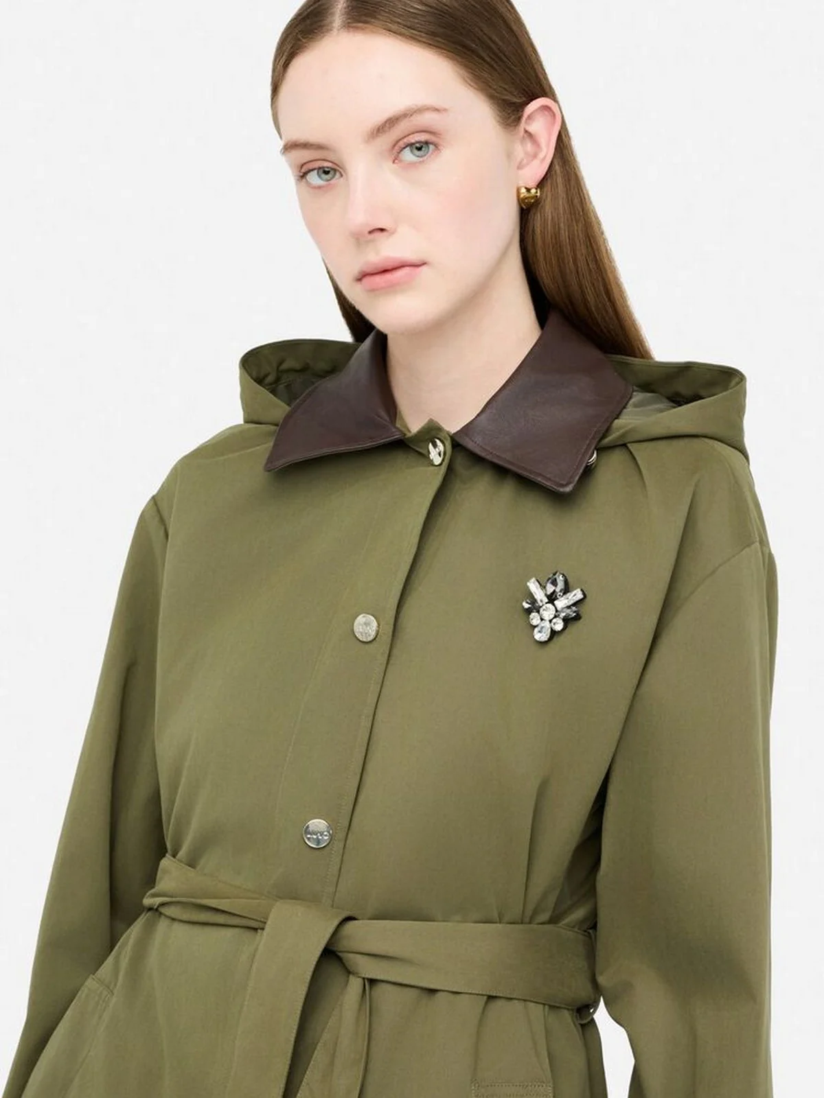 LIU JO WHITE Cappotto Donna  MF5083T108A 90512 Mimetic - Image 3