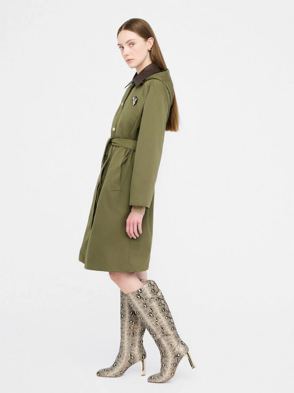 LIU JO WHITE Cappotto Donna  MF5083T108A 90512 Mimetic - Image 4