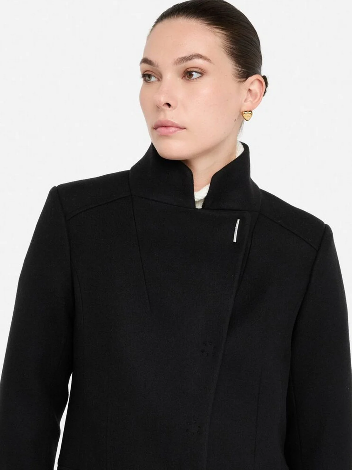 LIU JO WHITE Cappotto Donna MF5119J4873 22222 Nero - Image 2