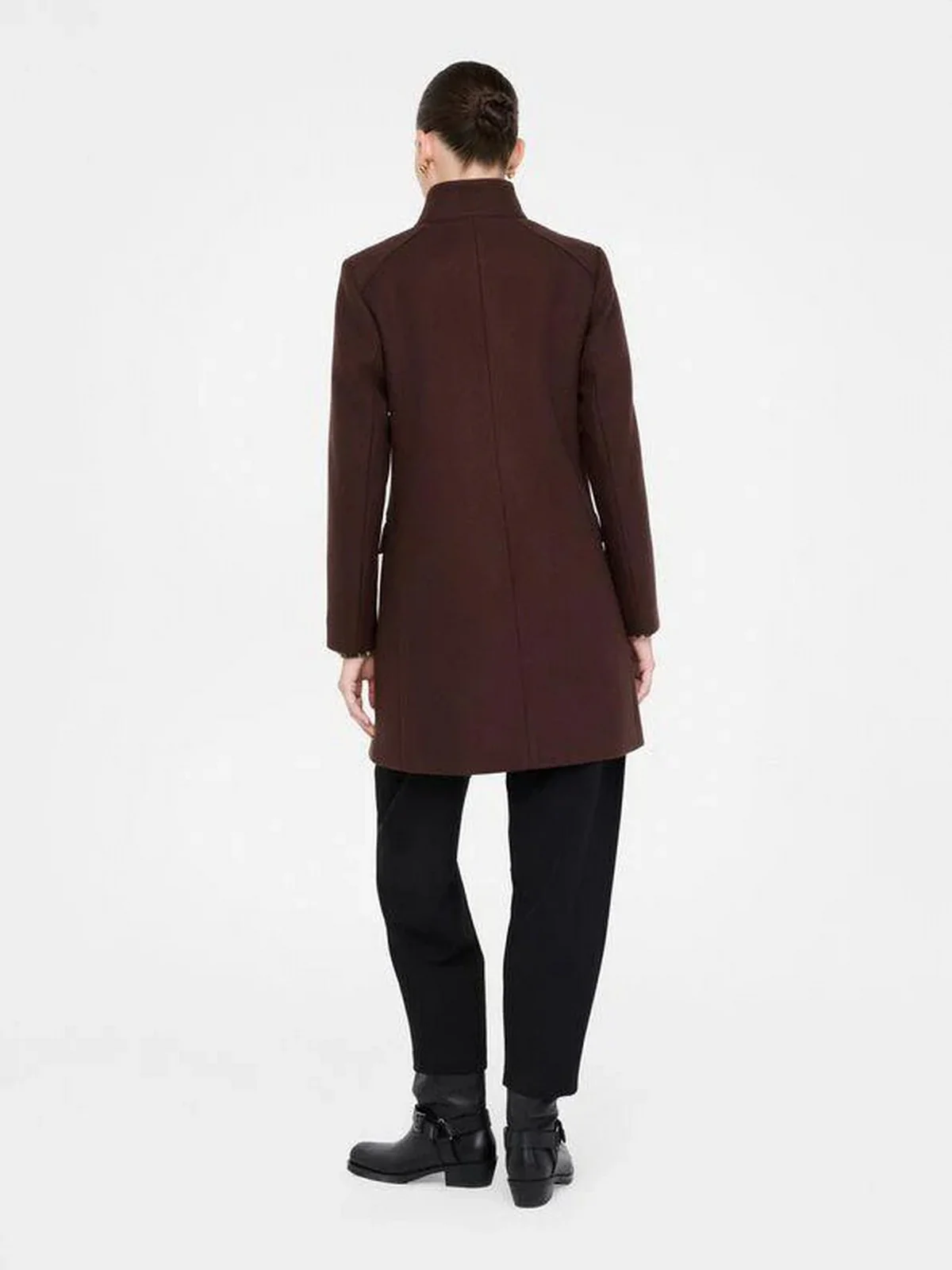 LIU JO WHITE Cappotto Donna  MF5119J4873 90915 CIOCCOLATO - Image 3