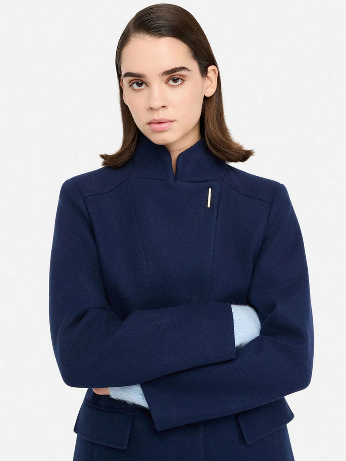 LIU JO WHITE Cappotto Donna  MF5119J4873 93921 BLU NAVY - Image 2