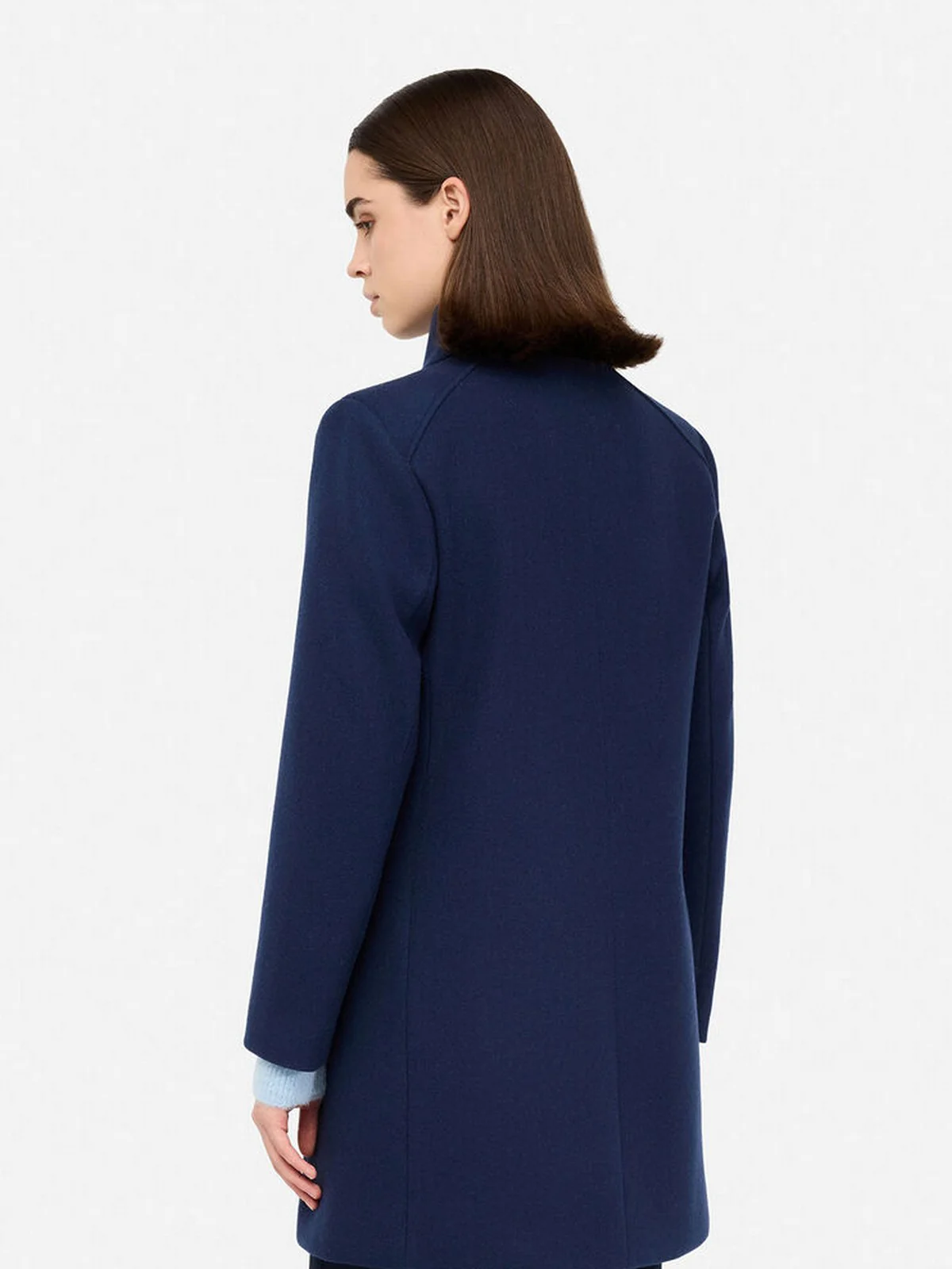 LIU JO WHITE Cappotto Donna  MF5119J4873 93921 BLU NAVY - Image 3