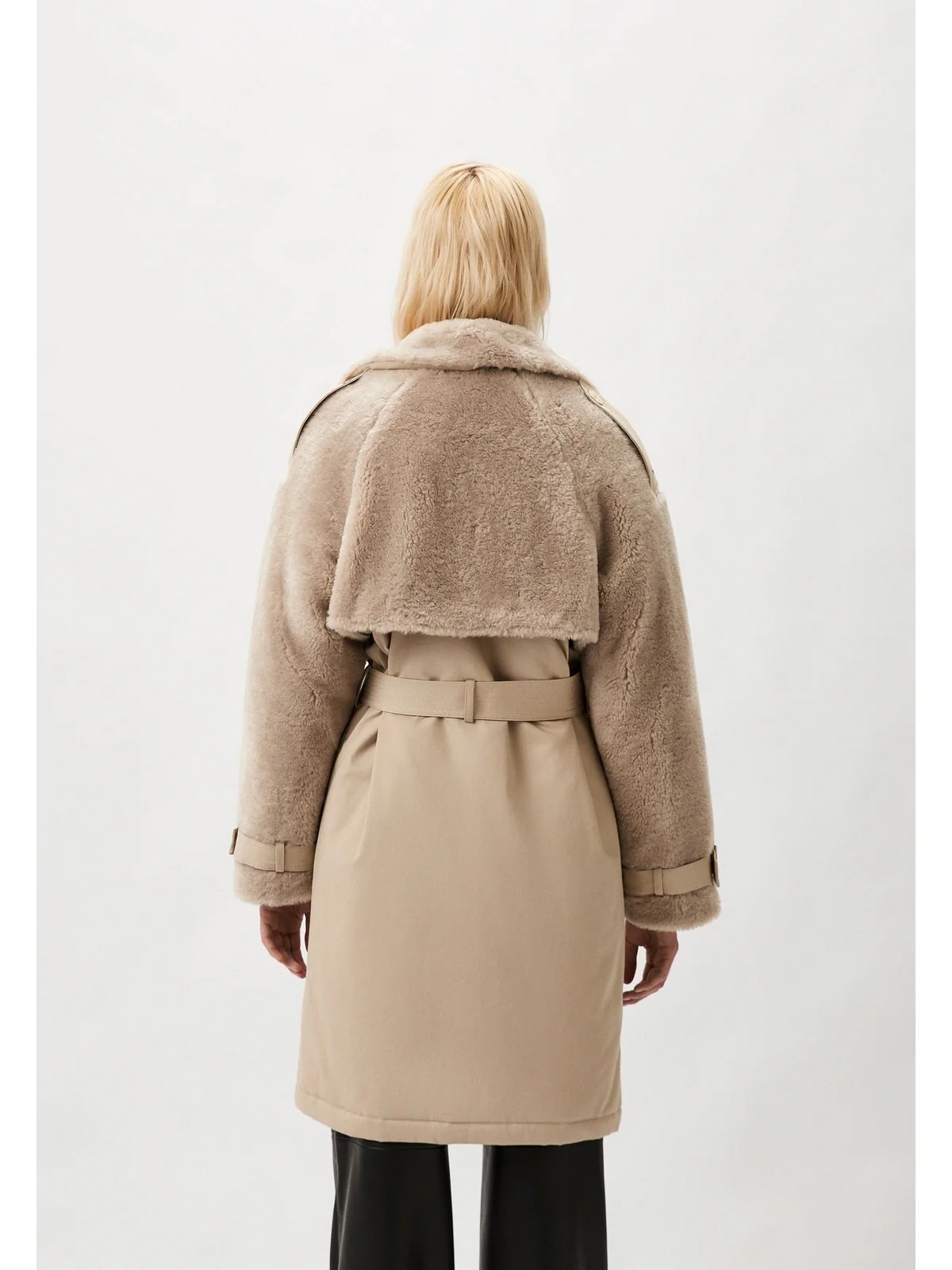 LIU JO WHITE Cappotto Donna  WF4098T2765 30401 Beige - Image 4