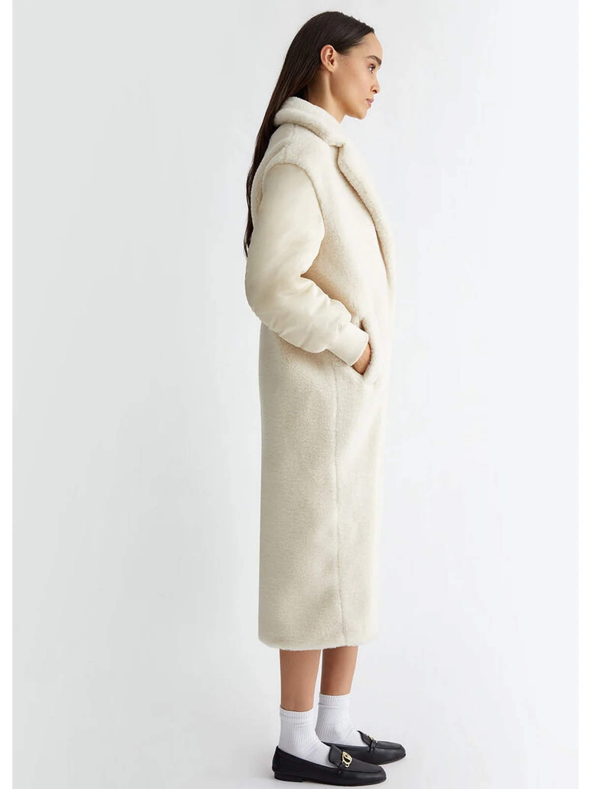 LIU JO WHITE Cappotto Donna  WF4100E0936 20304 Beige - Image 4