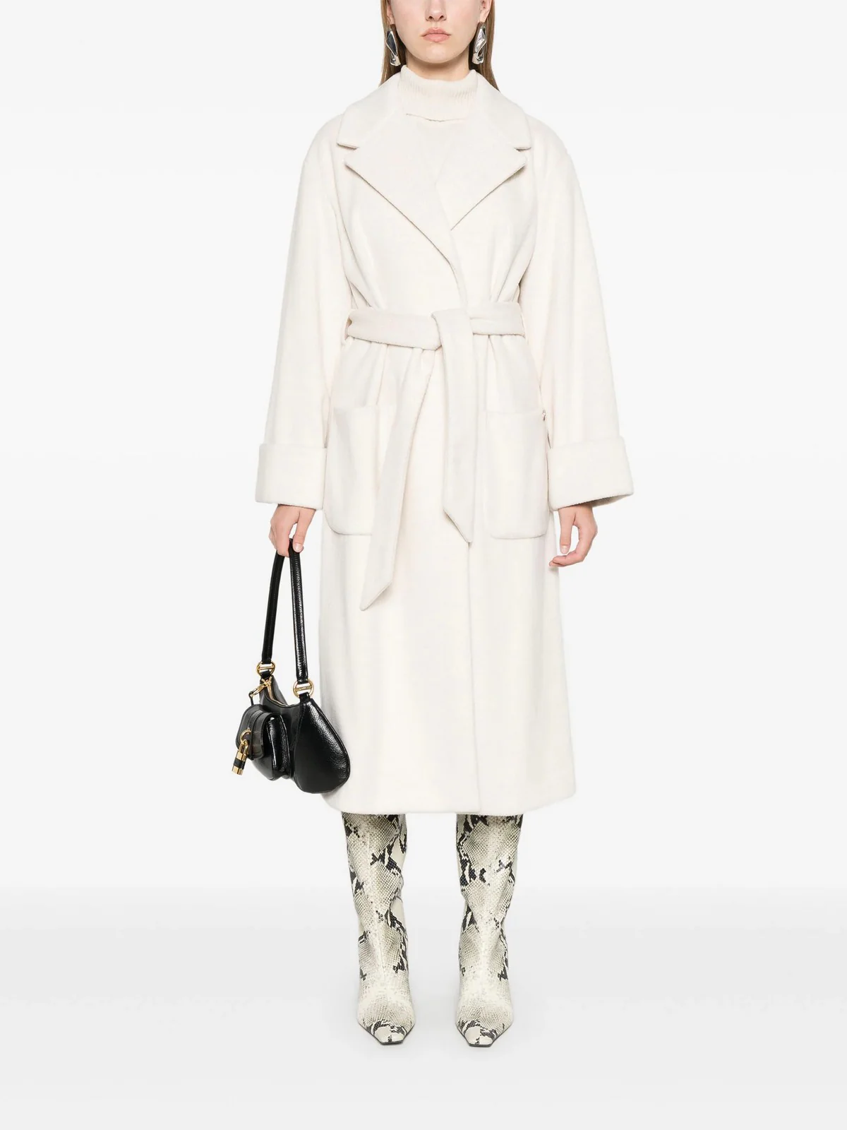 LIU JO WHITE Cappotto Donna WF4251T2704 N9908 Bianco - Image 2