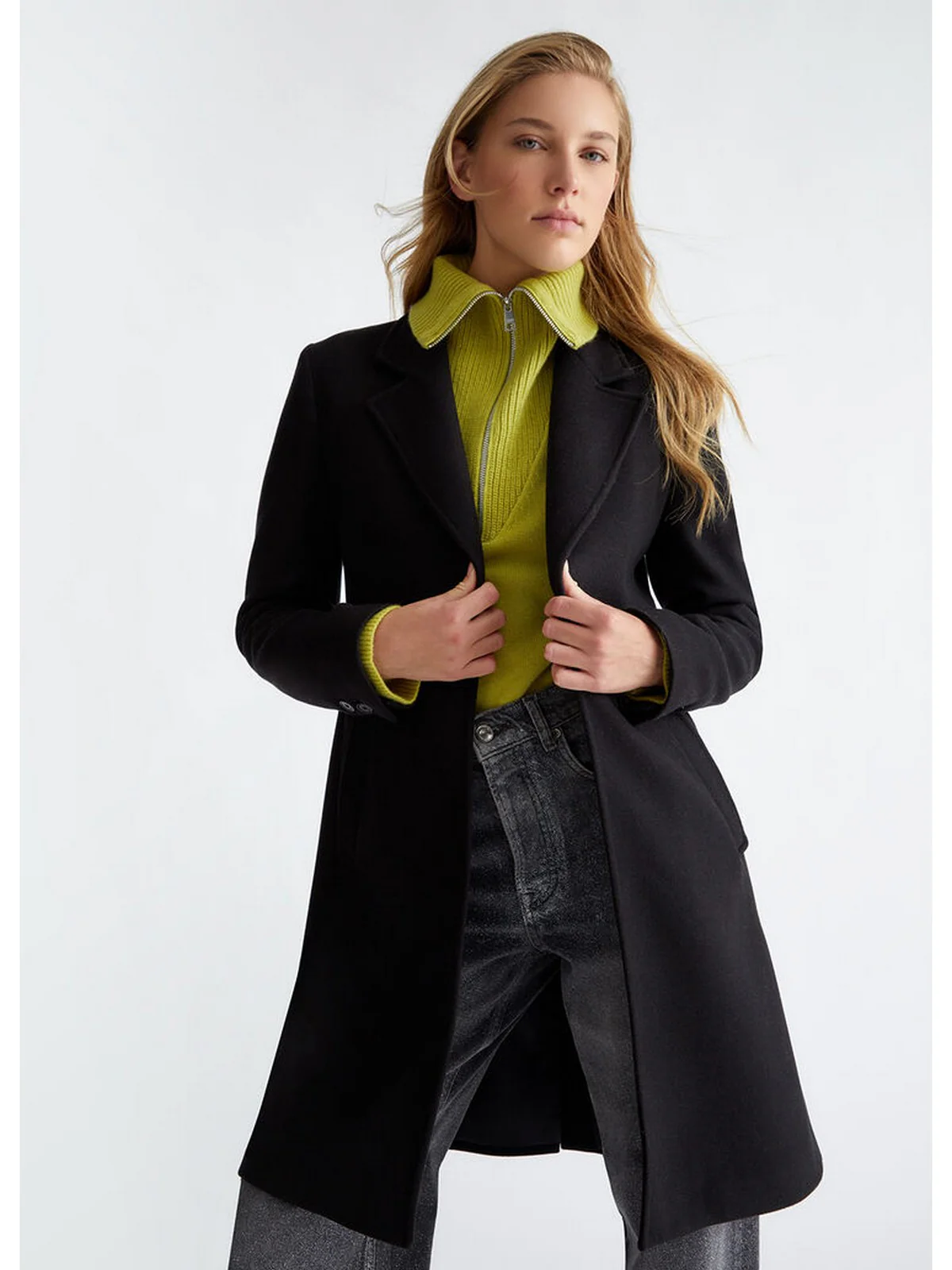 LIU JO WHITE Cappotto Donna WF4271T4612 22222 Nero - Image 2