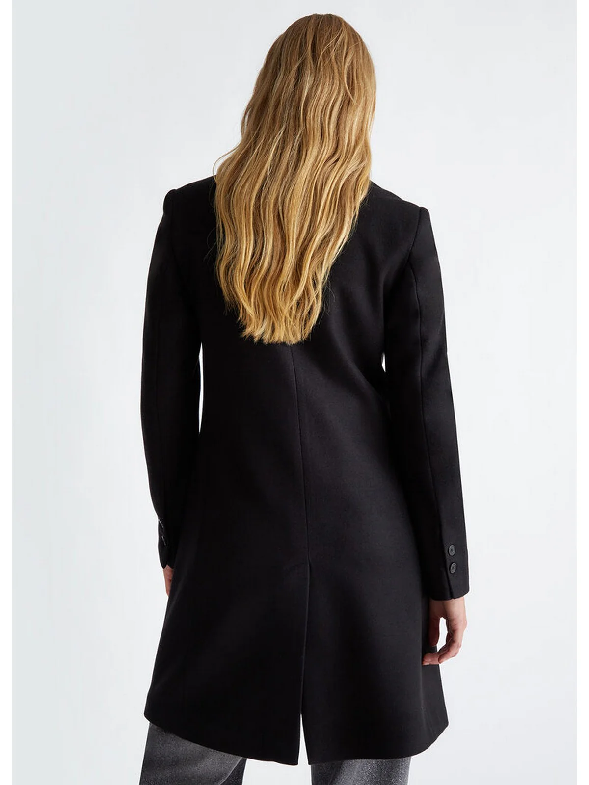 LIU JO WHITE Cappotto Donna WF4271T4612 22222 Nero - Image 3