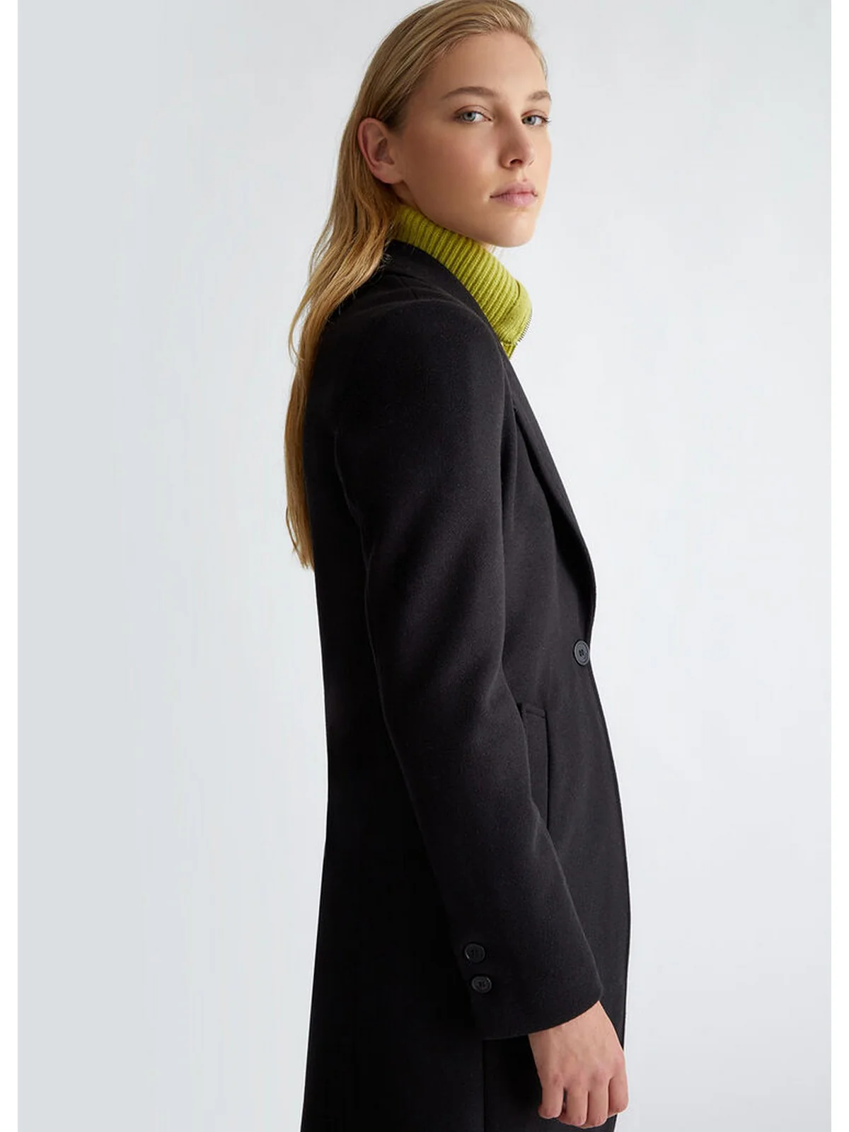 LIU JO WHITE Cappotto Donna WF4271T4612 22222 Nero - Image 6