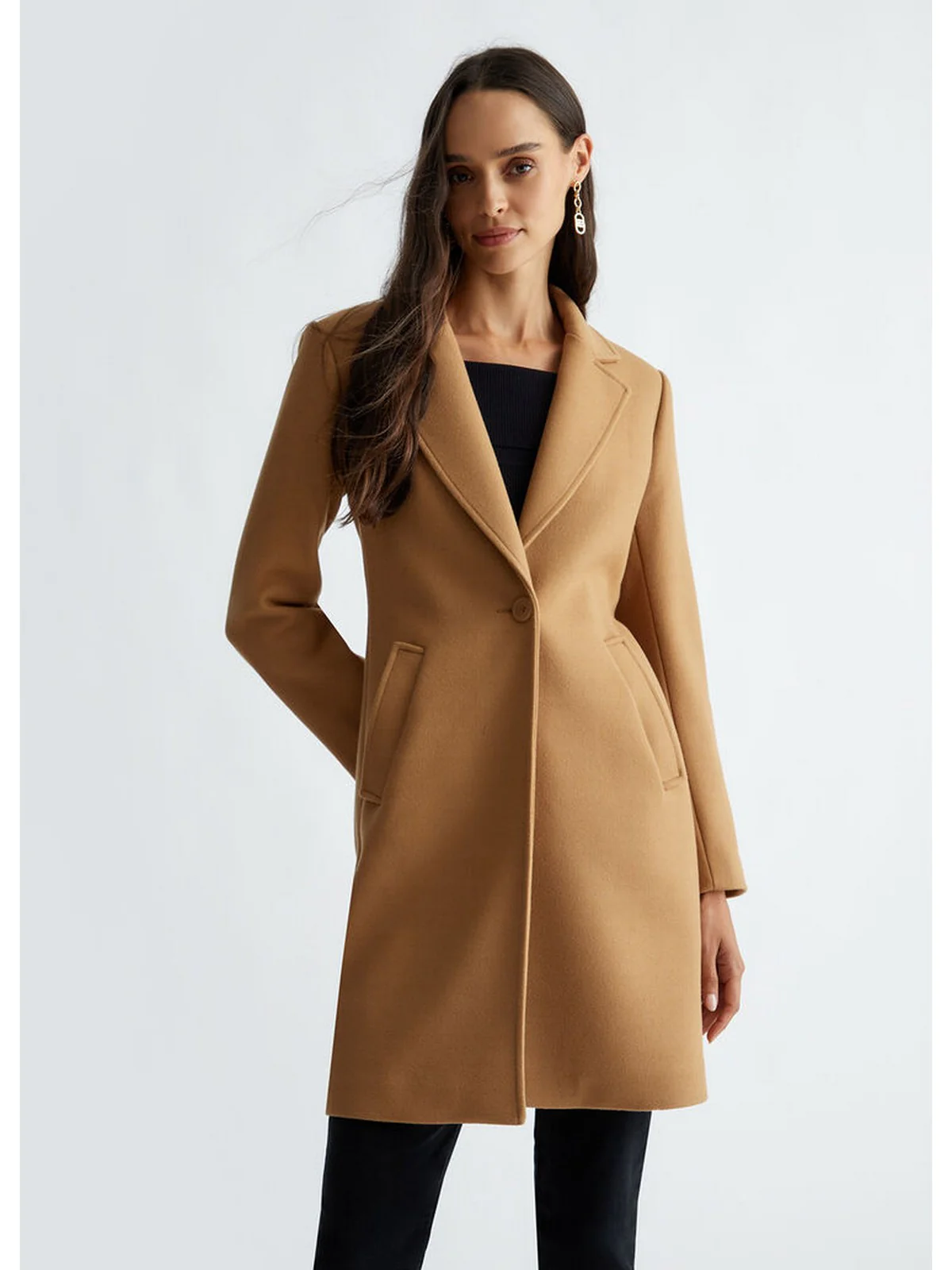 LIU JO WHITE Cappotto Donna  WF4271T4612 71320 Beige - Image 4