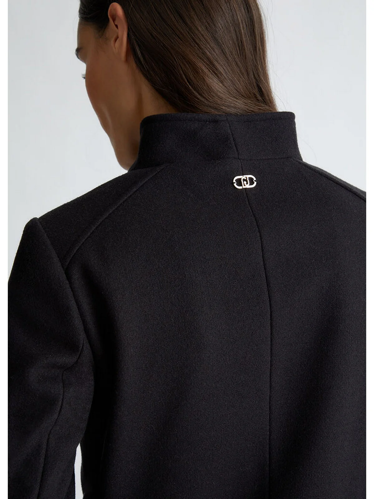 LIU JO WHITE Cappotto Donna WF4272T4612 22222 Nero - Image 3