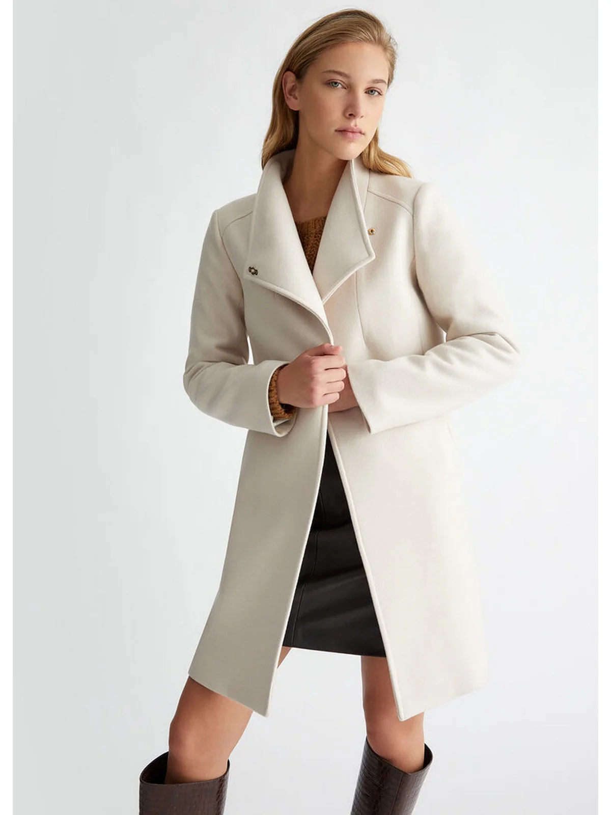 LIU JO WHITE Cappotto Donna WF4272T4612 30401 Beige - Image 2