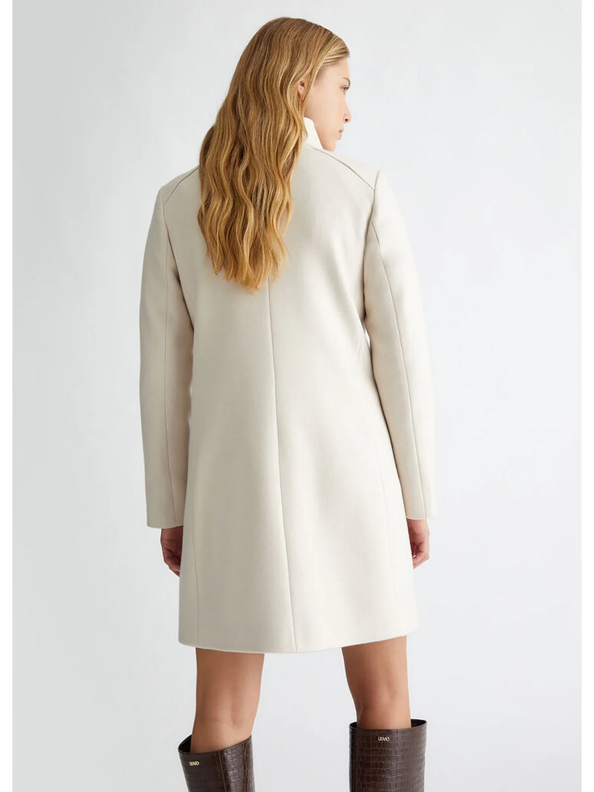 LIU JO WHITE Cappotto Donna WF4272T4612 30401 Beige - Image 3