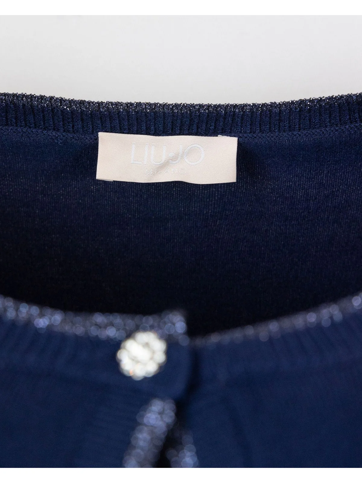 LIU JO WHITE Cardigan Donna  MA4076MS49I 93831 Blu - Image 5
