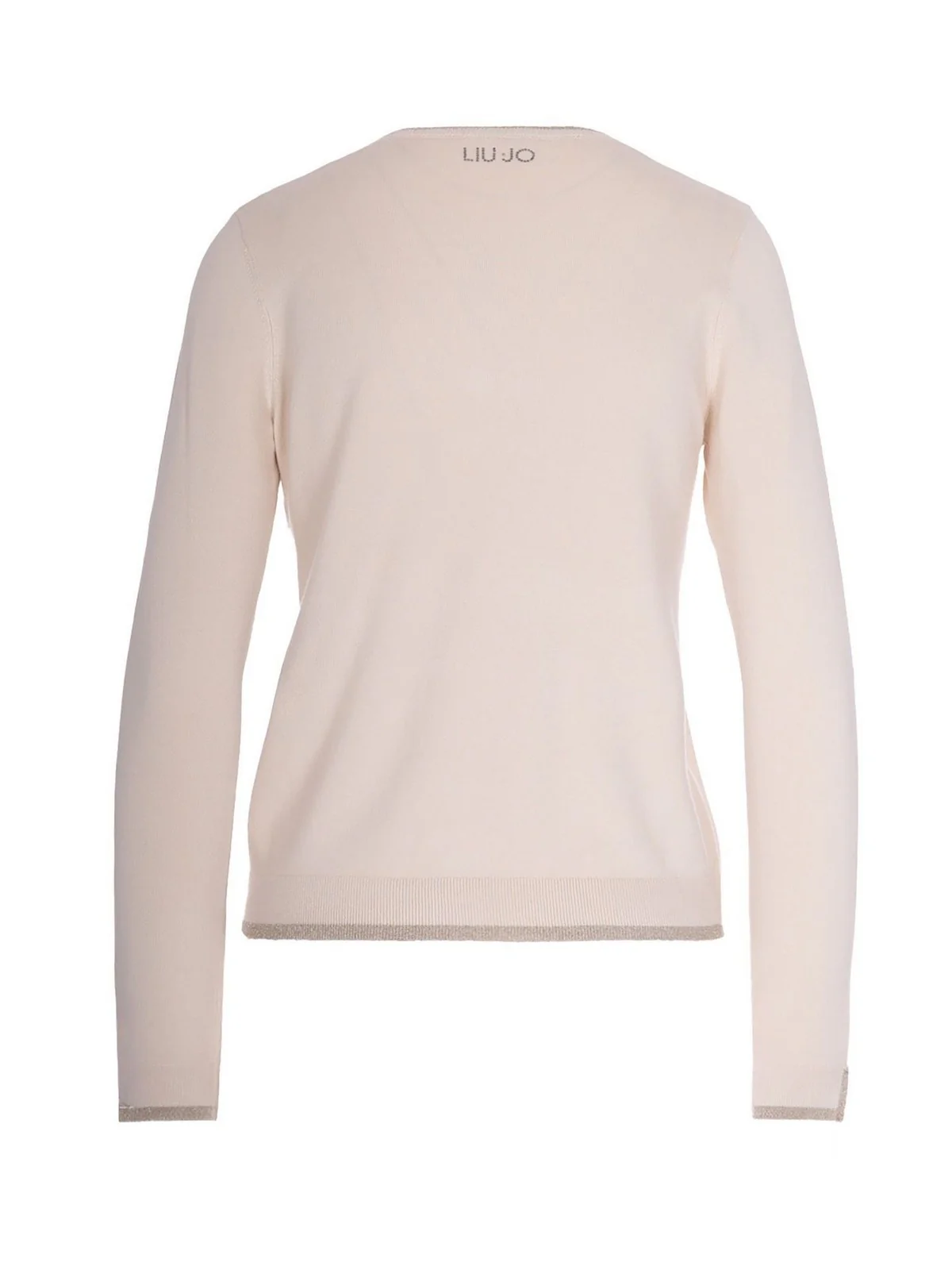 LIU JO WHITE Cardigan Donna  MF5225MS49I 10701 BIANCO LANA - Image 3