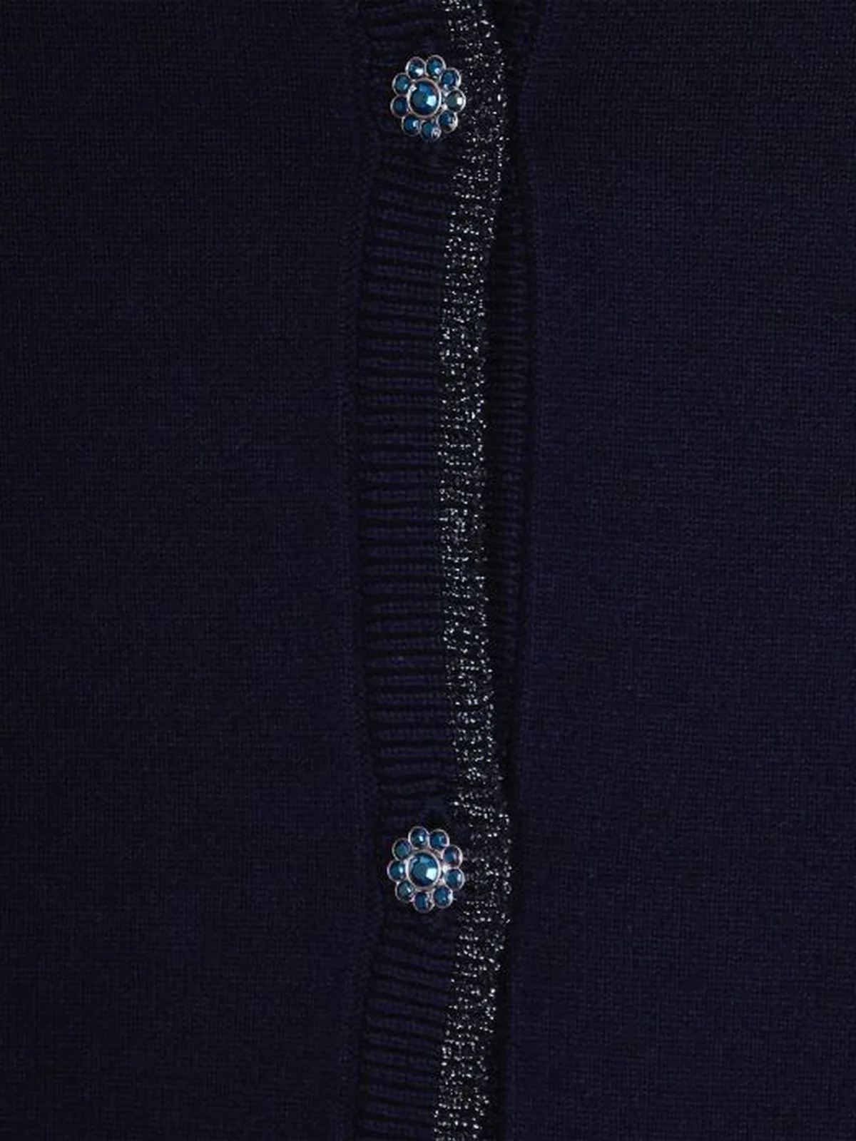LIU JO WHITE Cardigan Donna  MF5225MS49I 93932 Navel blue - Image 2